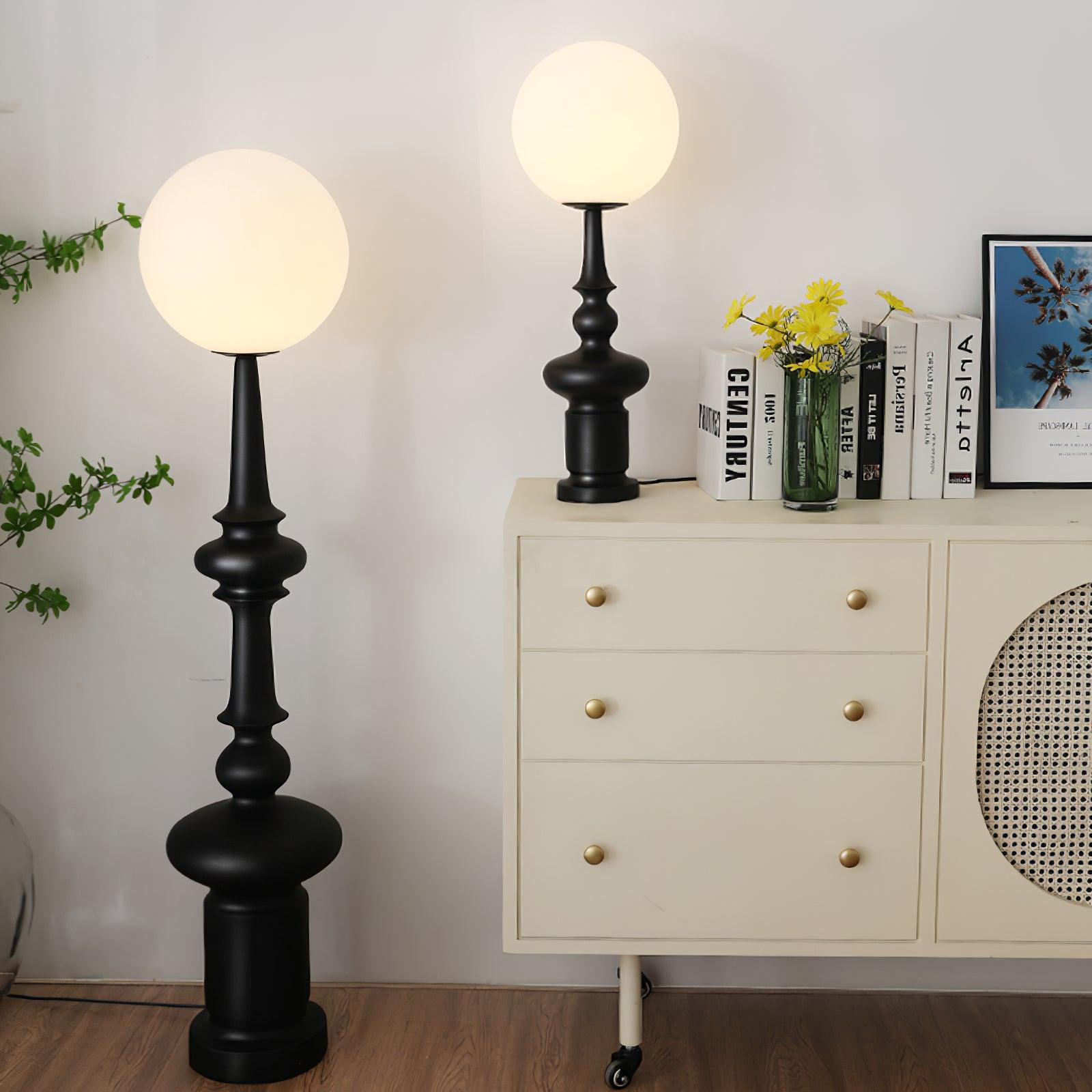 Orion Roman Column Table Lamp-Neutral Decor