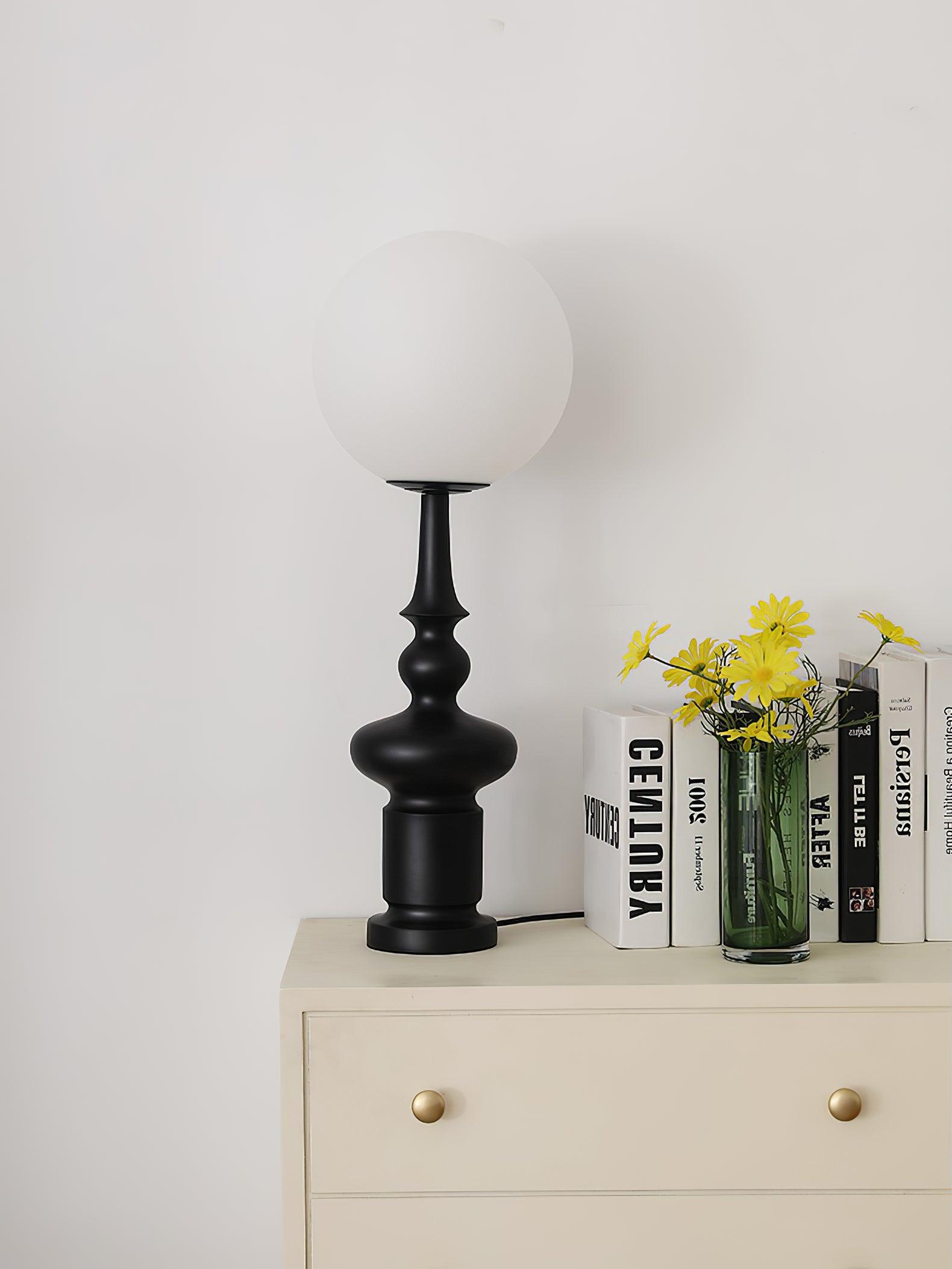 Orion Roman Column Table Lamp-Neutral Decor