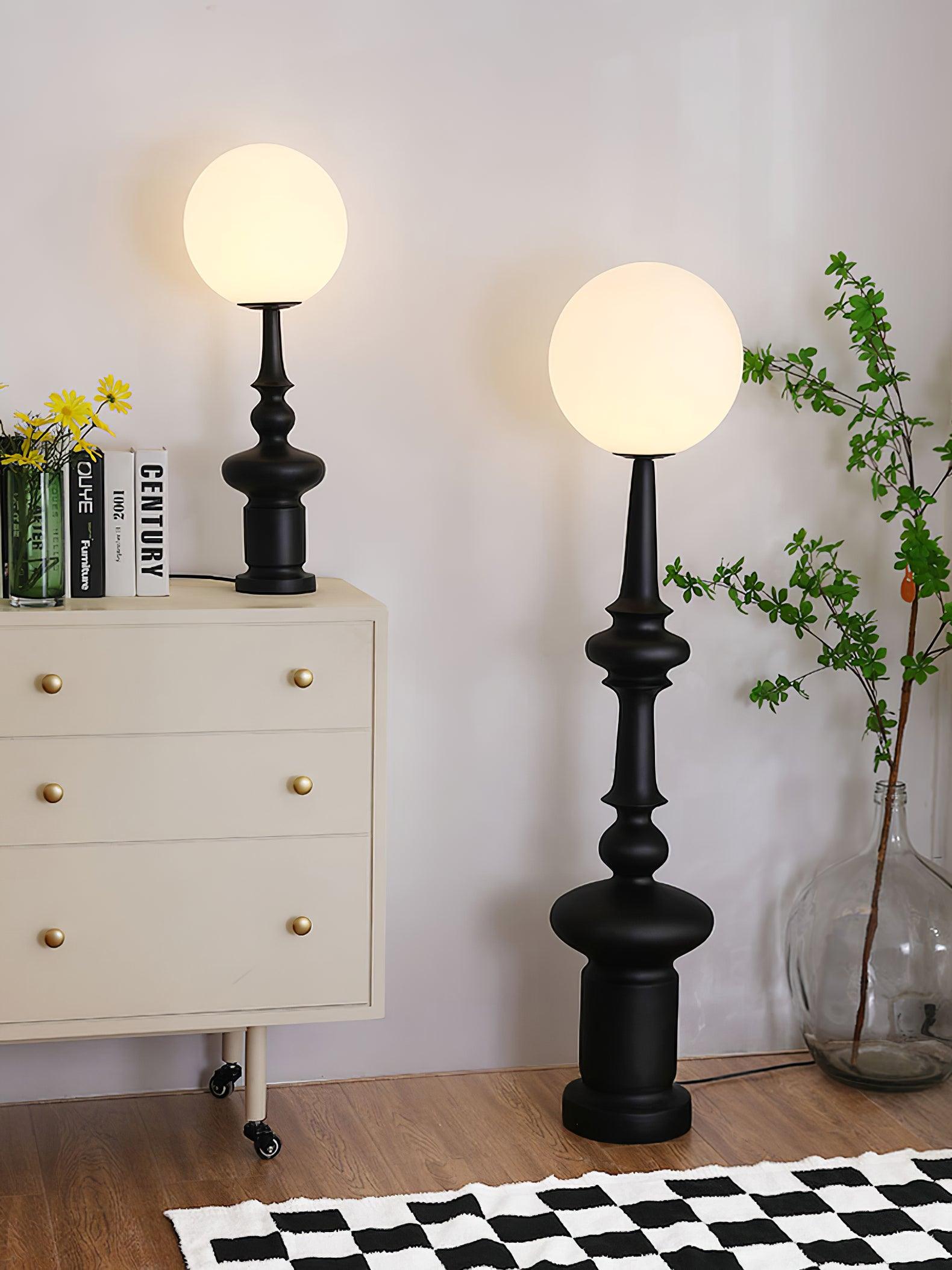 Orion Roman Column Table Lamp-Neutral Decor
