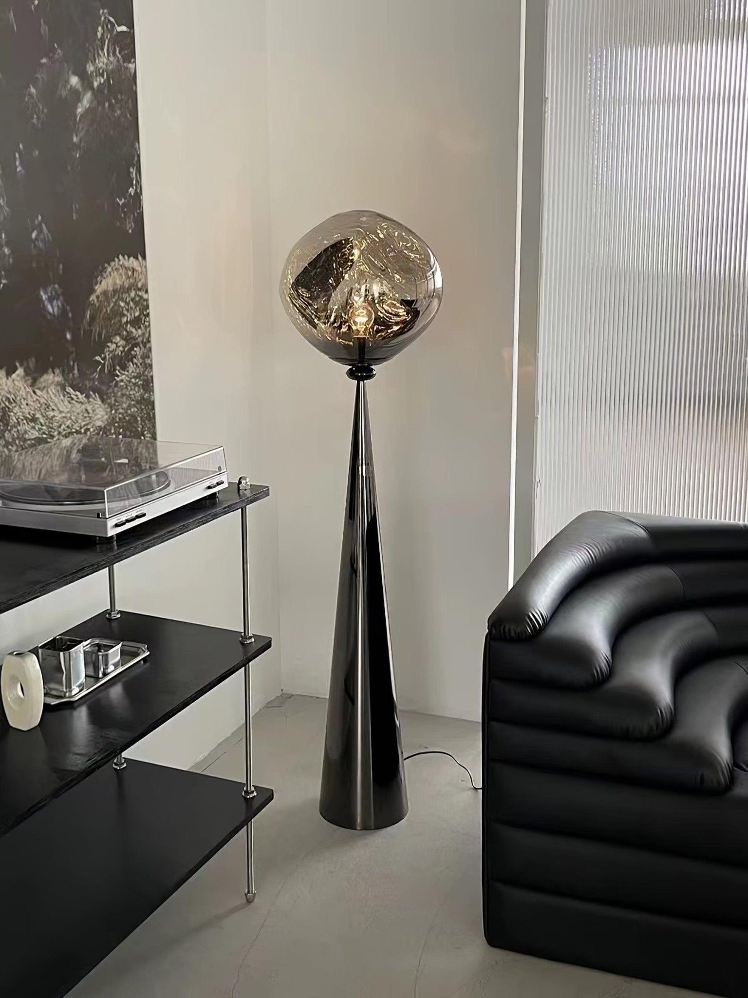 Ovexin Gray Contemporary Floor Lamp-Neutral Decor
