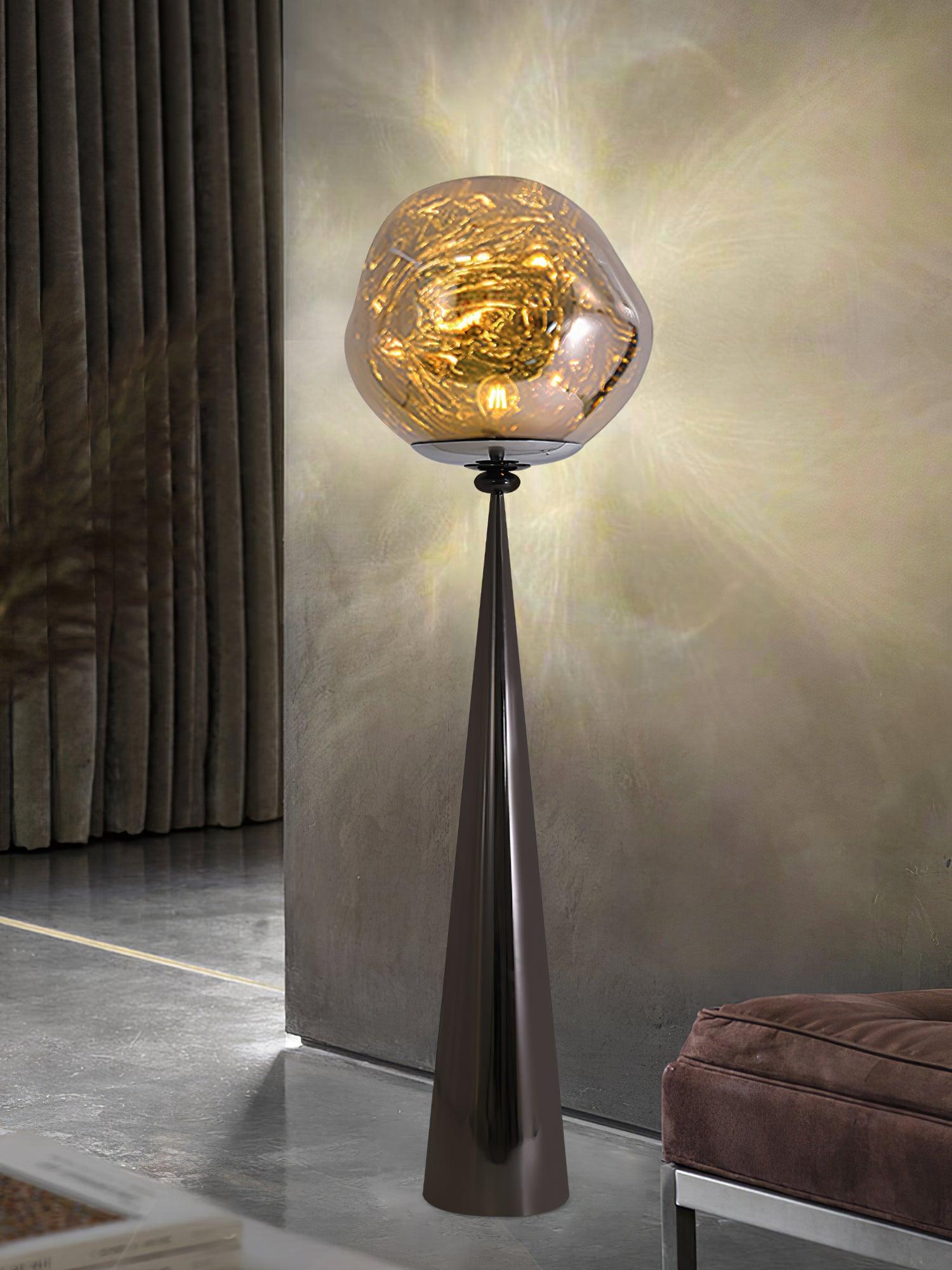 Ovexin Gray Contemporary Floor Lamp-Neutral Decor
