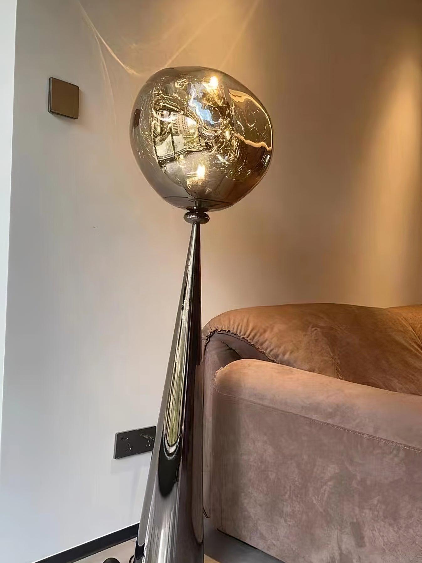 Ovexin Gray Contemporary Floor Lamp-Neutral Decor