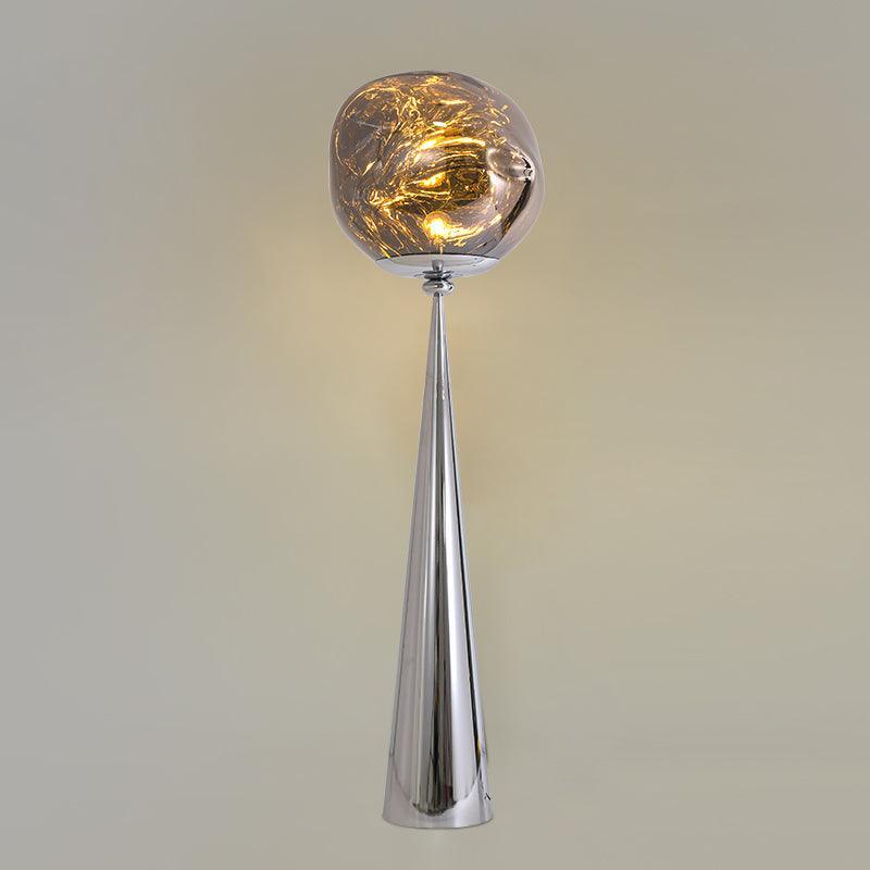 Ovexin Gray Contemporary Floor Lamp-Neutral Decor