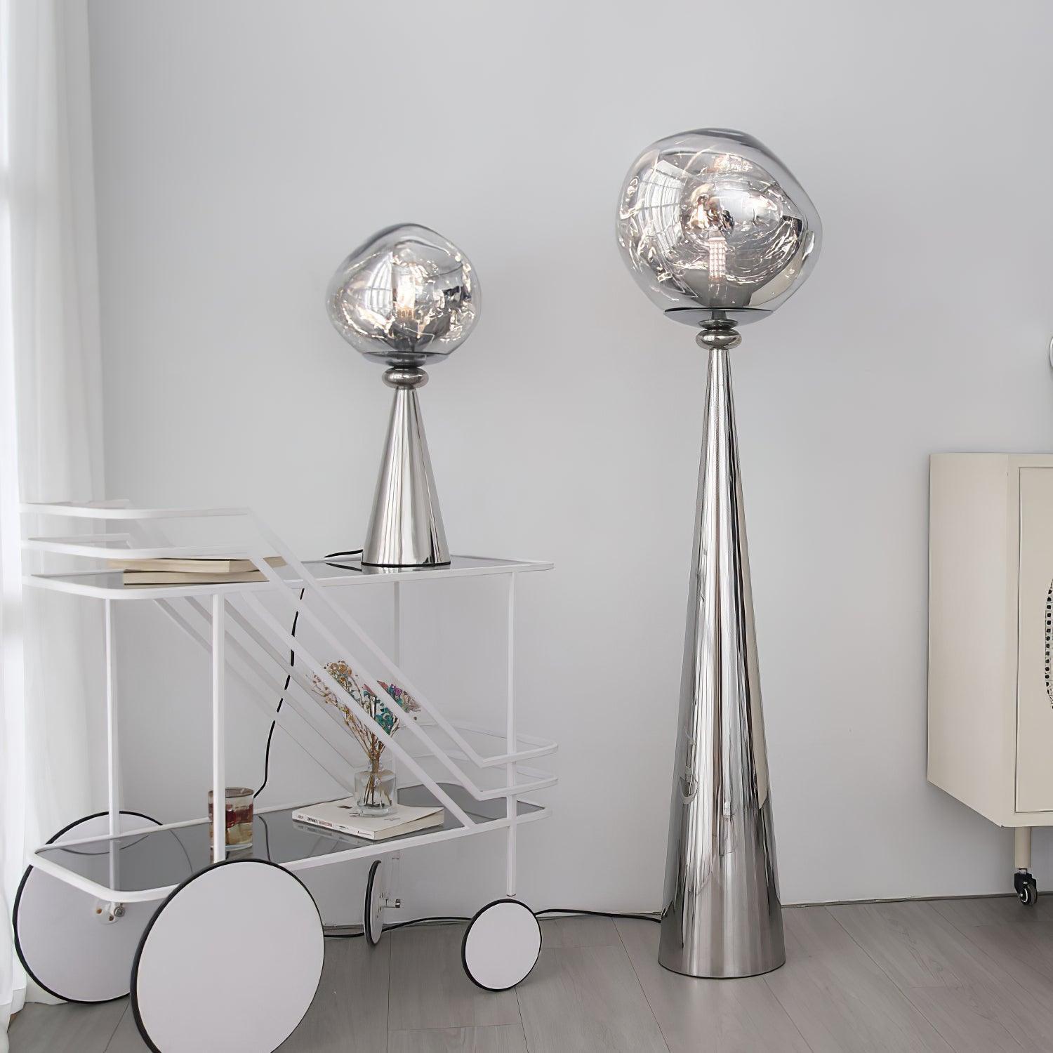 Ovexin Gray Contemporary Floor Lamp-Neutral Decor