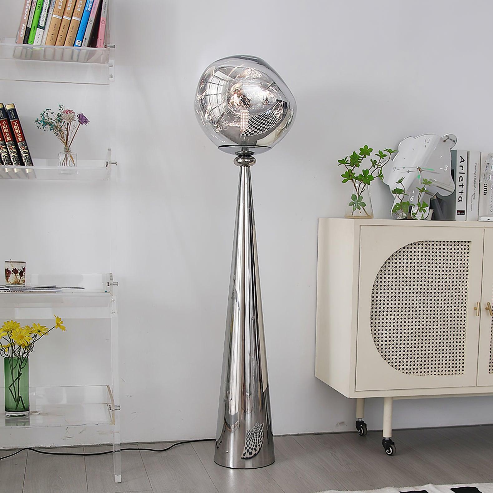 Ovexin Gray Contemporary Floor Lamp-Neutral Decor