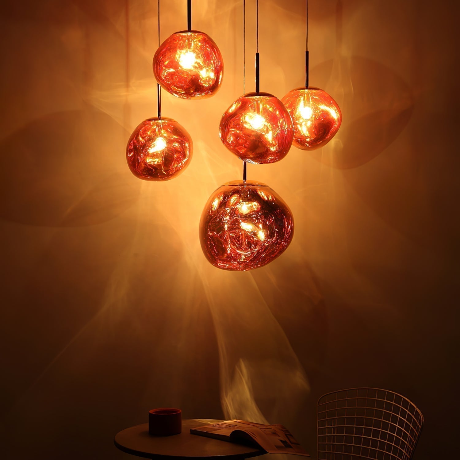 Lumora Pendant Lamp Irregular Cluster Sculptural-Neutral Decor