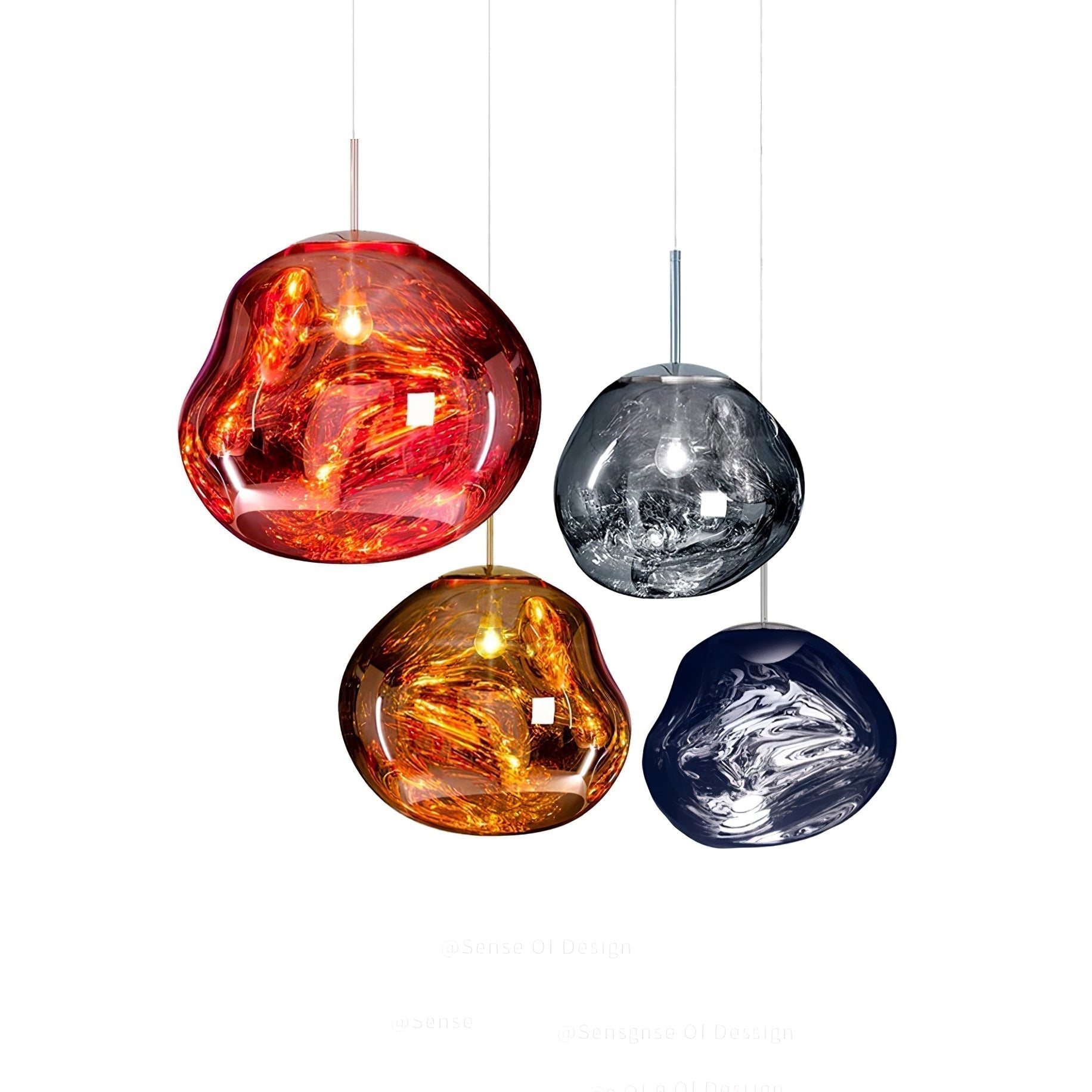 Lumora Pendant Lamp Irregular Cluster Sculptural-Neutral Decor