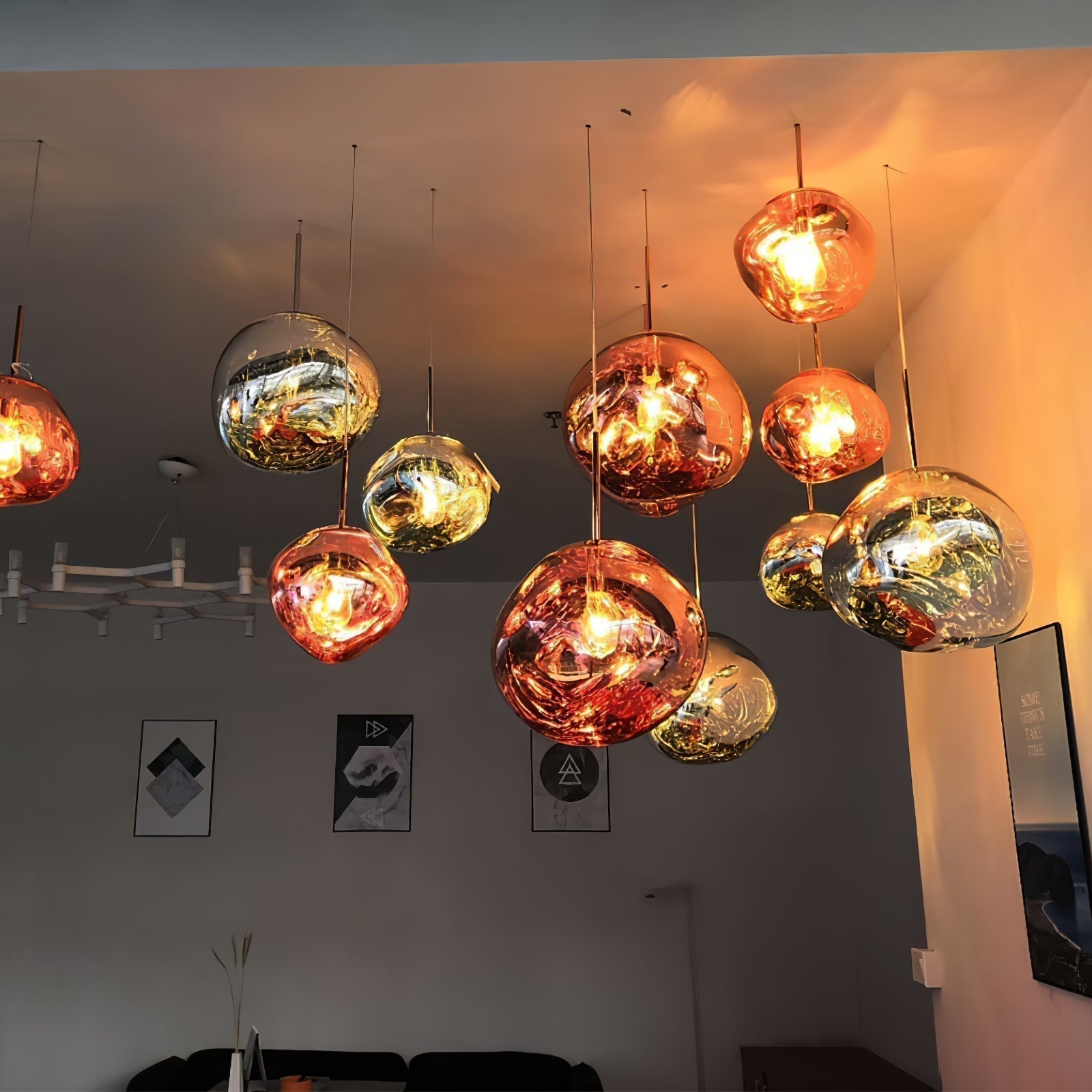 Lumora Pendant Lamp Irregular Cluster Sculptural-Neutral Decor