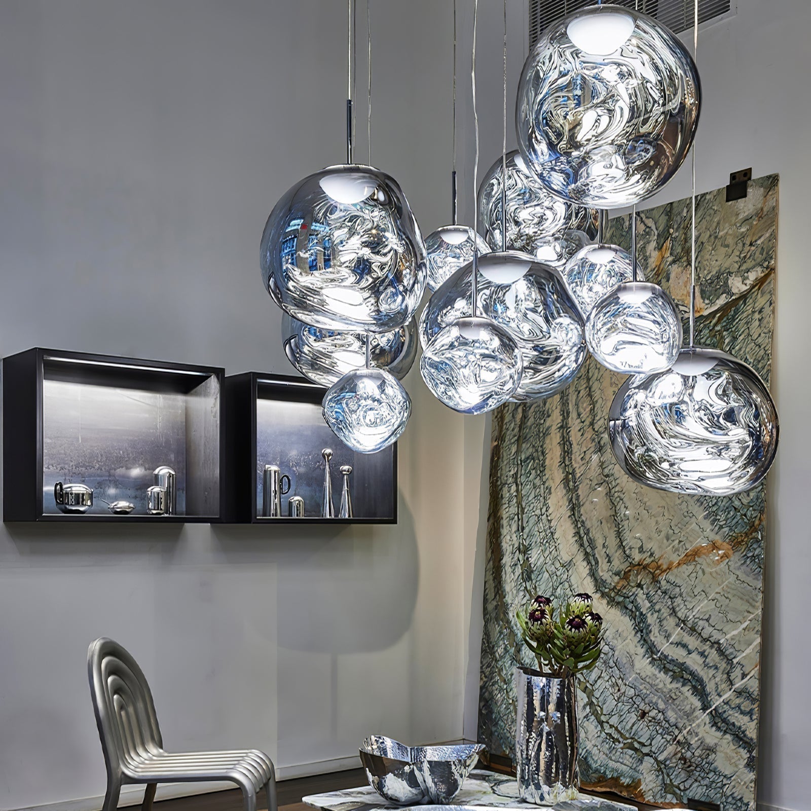 Lumora Pendant Lamp Irregular Cluster Sculptural-Neutral Decor