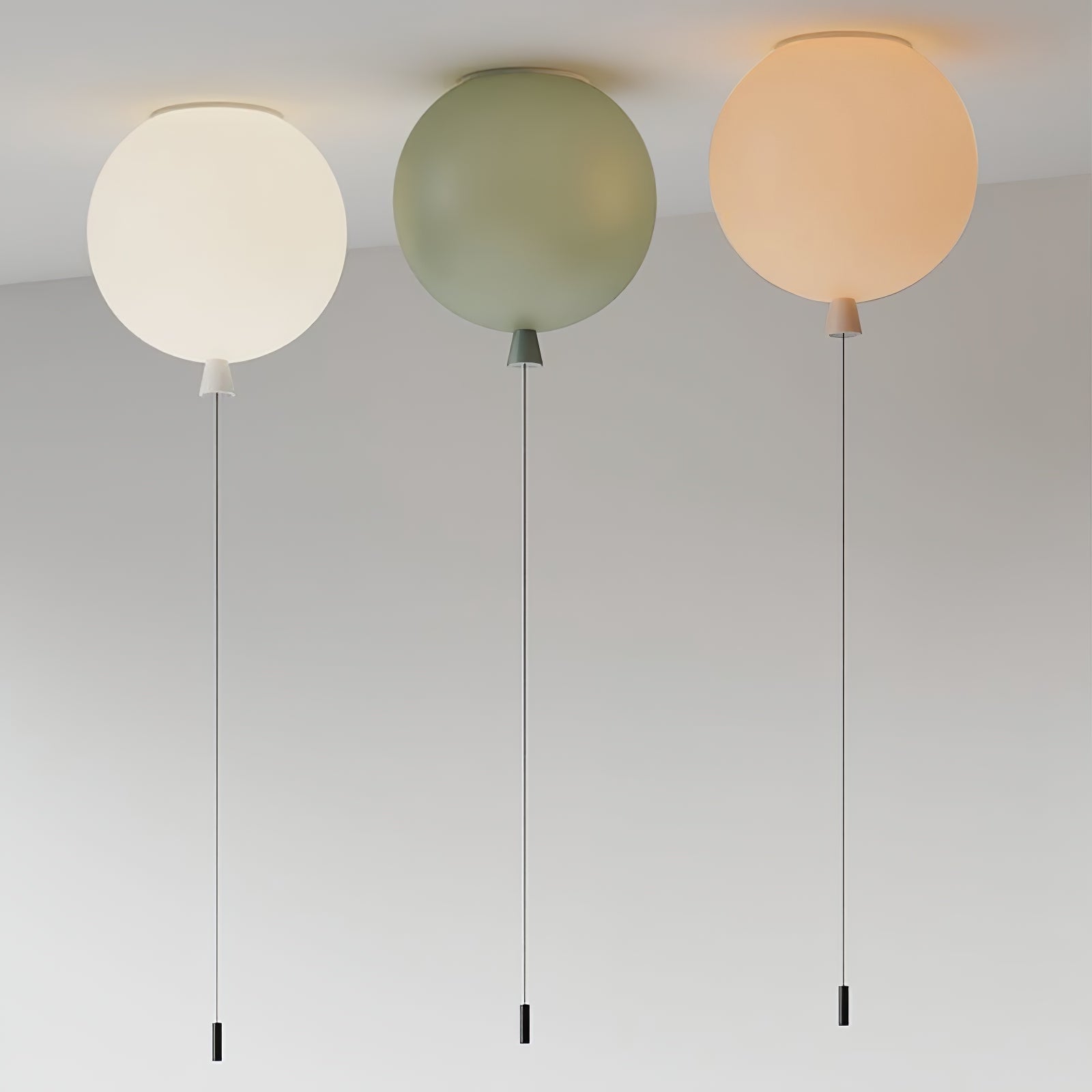 Elaron Pendant Lamp Balloon Shape Playful Whimsical-Neutral Decor