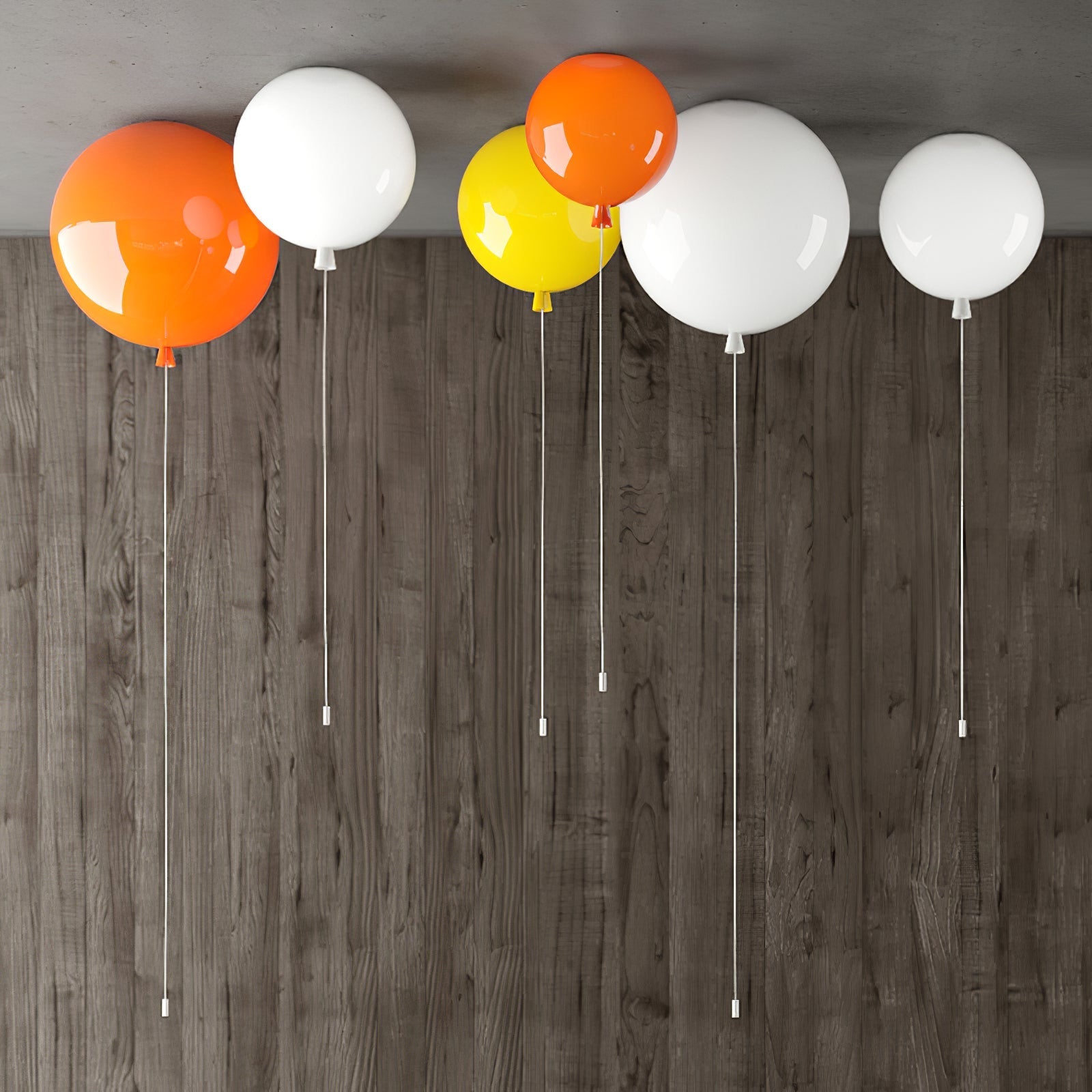 Elaron Pendant Lamp Balloon Shape Playful Whimsical-Neutral Decor