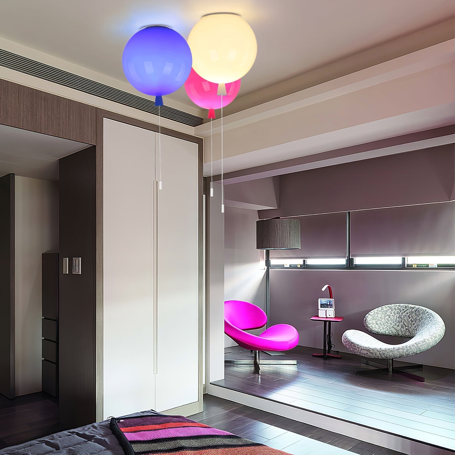 Elaron Pendant Lamp Balloon Shape Playful Whimsical-Neutral Decor