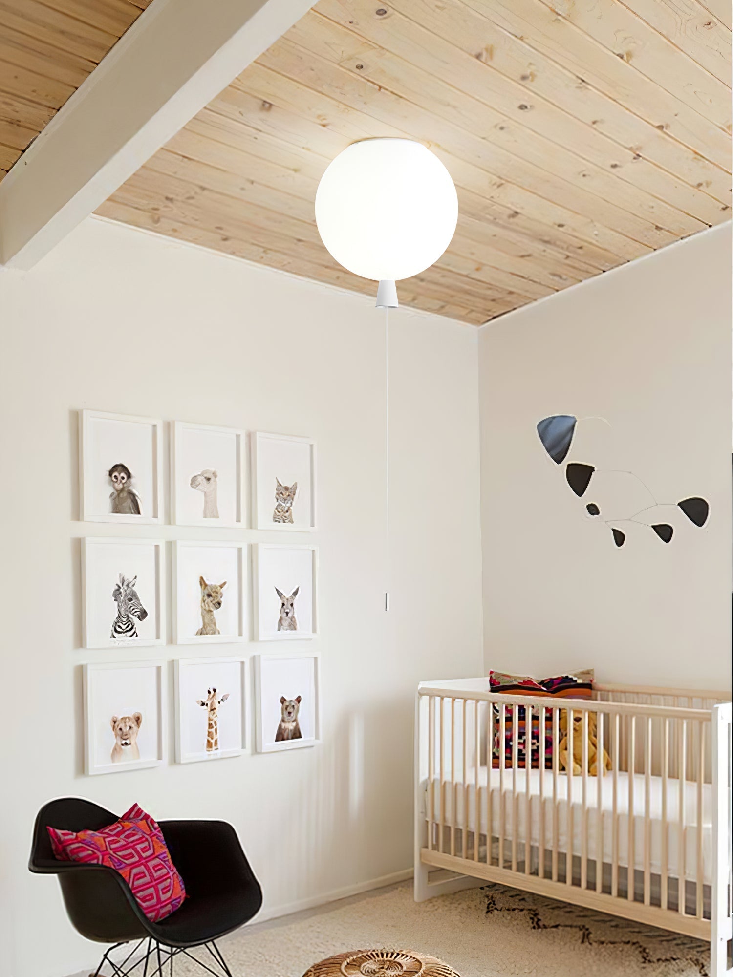 Elaron Pendant Lamp Balloon Shape Playful Whimsical-Neutral Decor