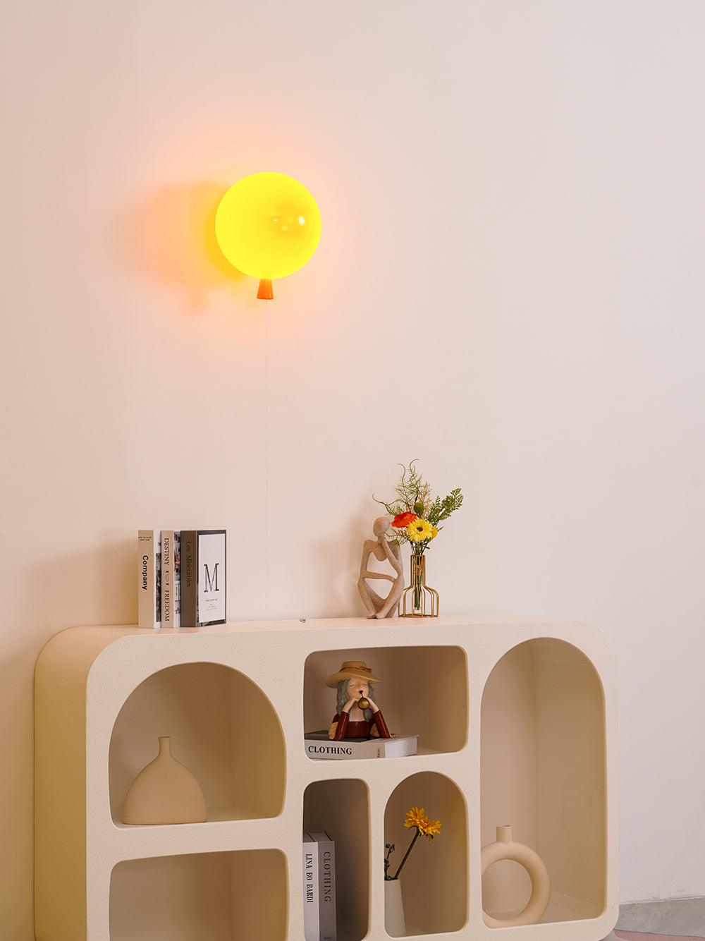 Kiri Cheerful Balloon Dream Plastic Wall Light-Neutral Decor