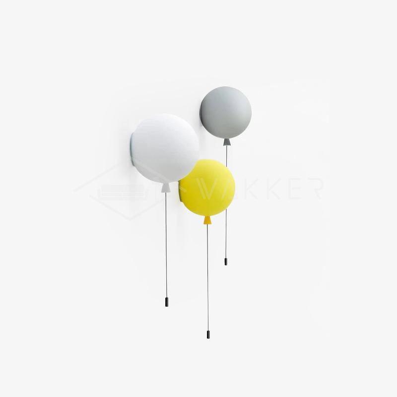 Kiri Cheerful Balloon Dream Plastic Wall Light-Neutral Decor