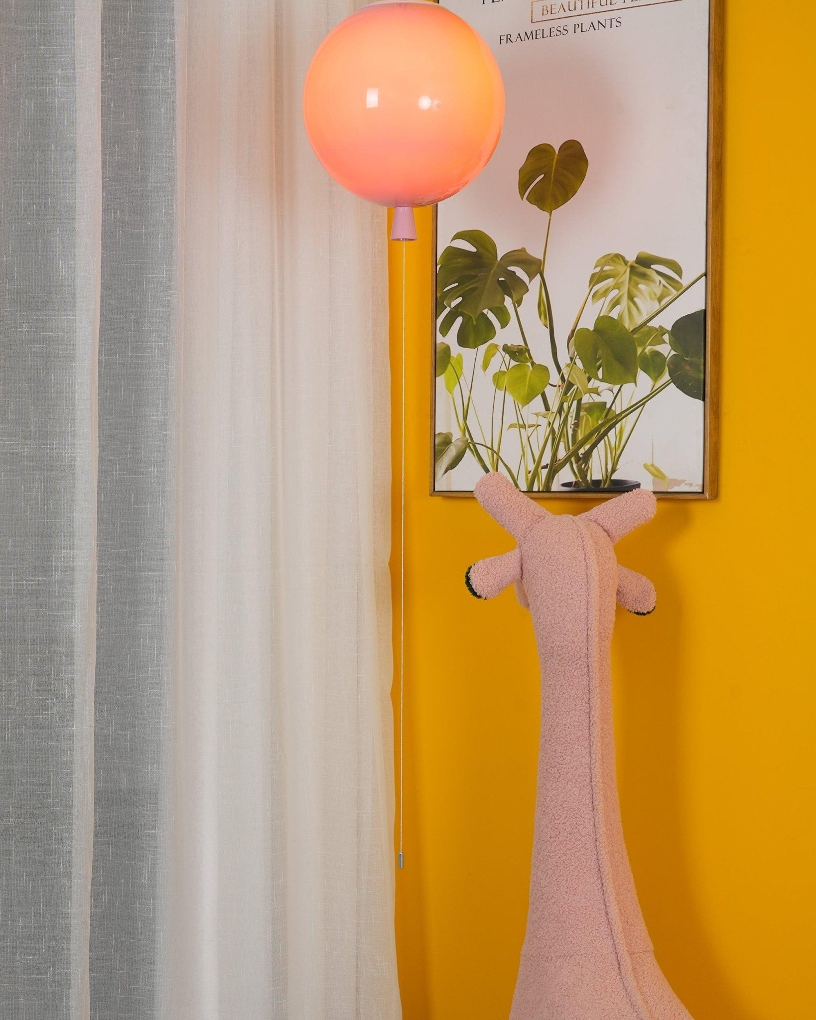 Elaron Pendant Lamp Balloon Shape Playful Whimsical-Neutral Decor
