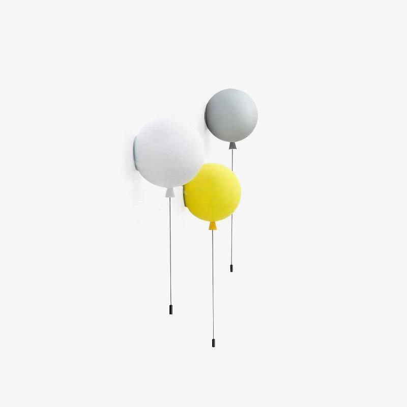 Kiri Cheerful Balloon Dream Plastic Wall Light-Neutral Decor