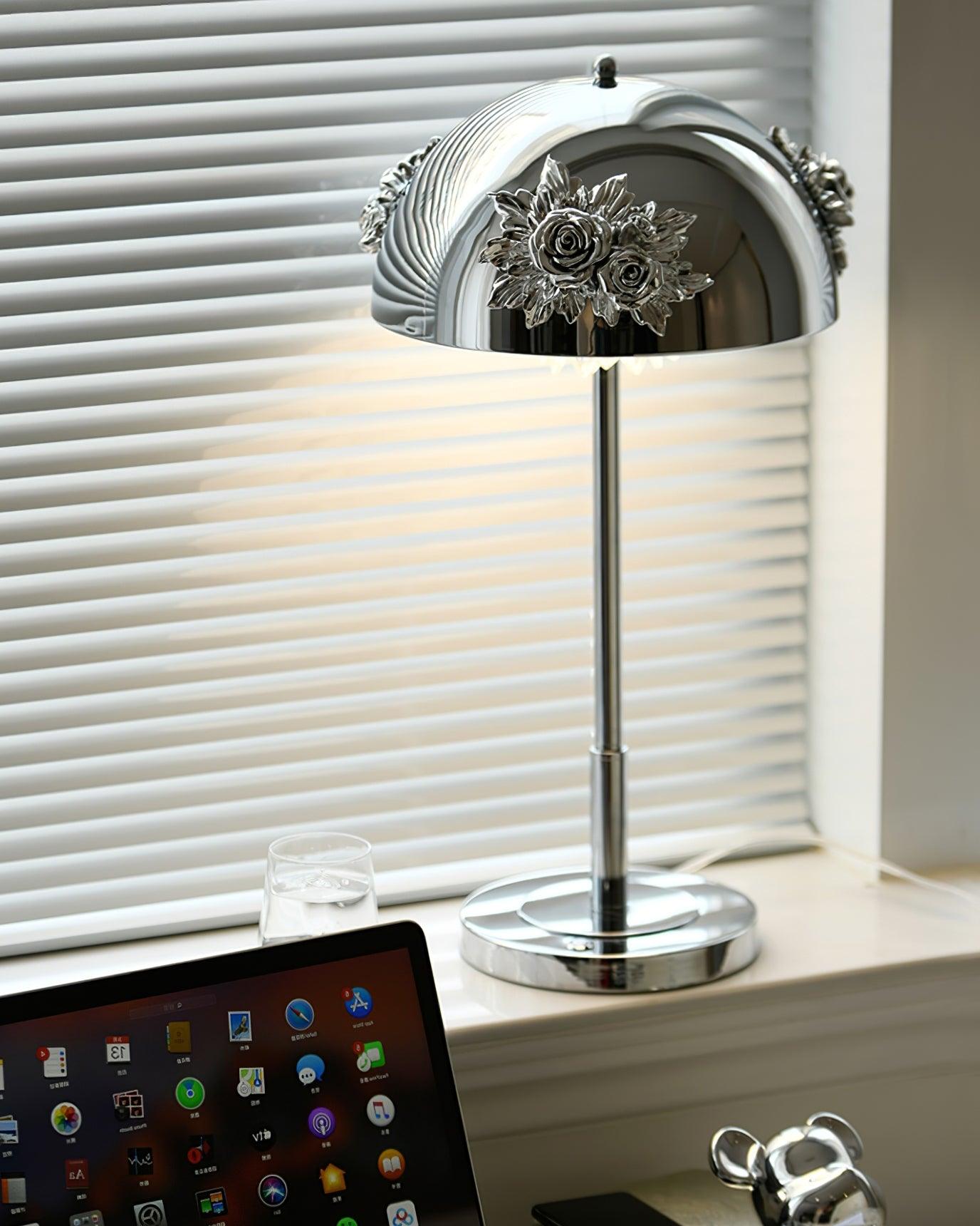 Uvaris Romantic Crystal Table Lamp-Neutral Decor