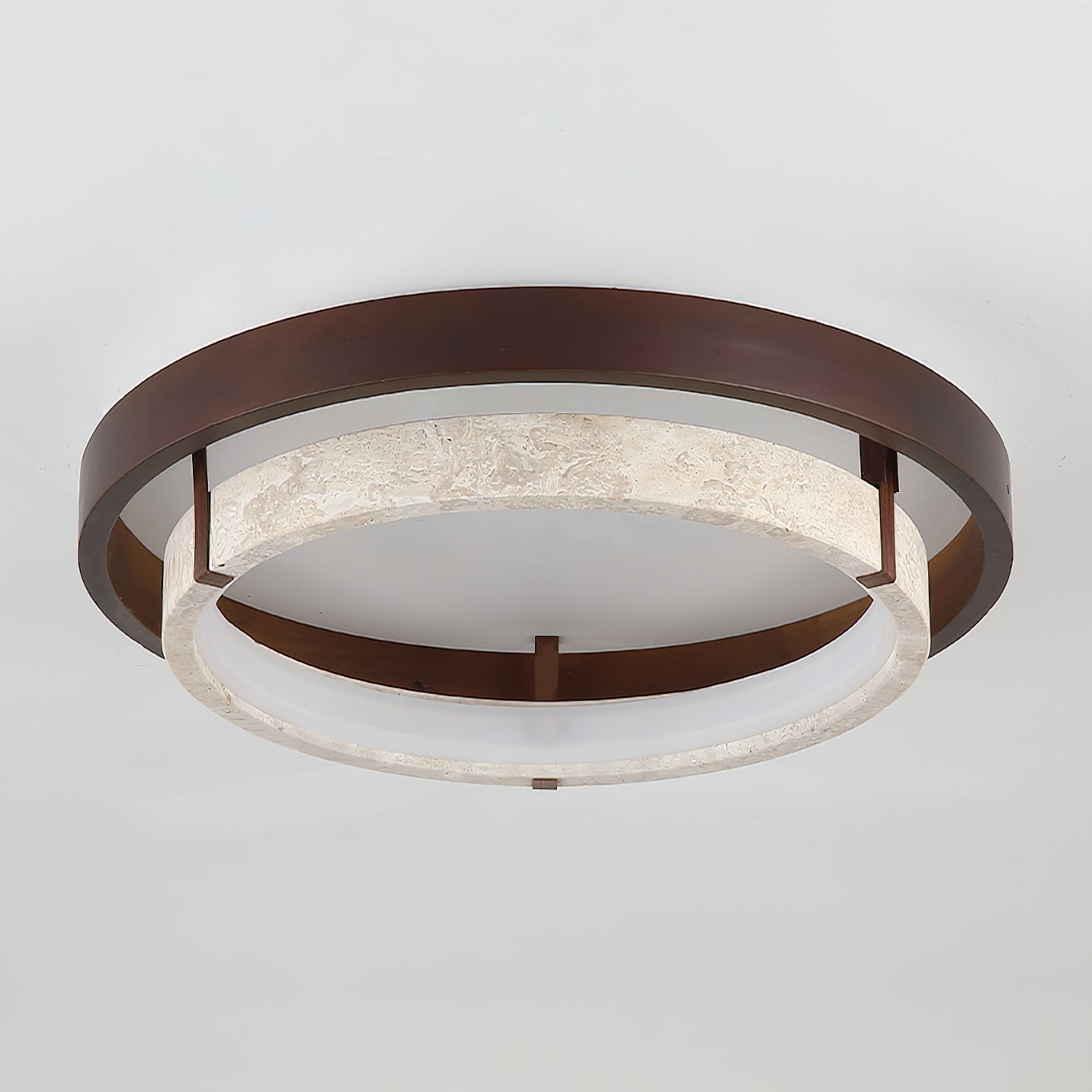 A diagram showing the dimensions of the Menine Ceiling Light.