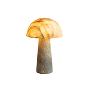 Menta Table Lamp in Cyan Onyx on a neutral background.