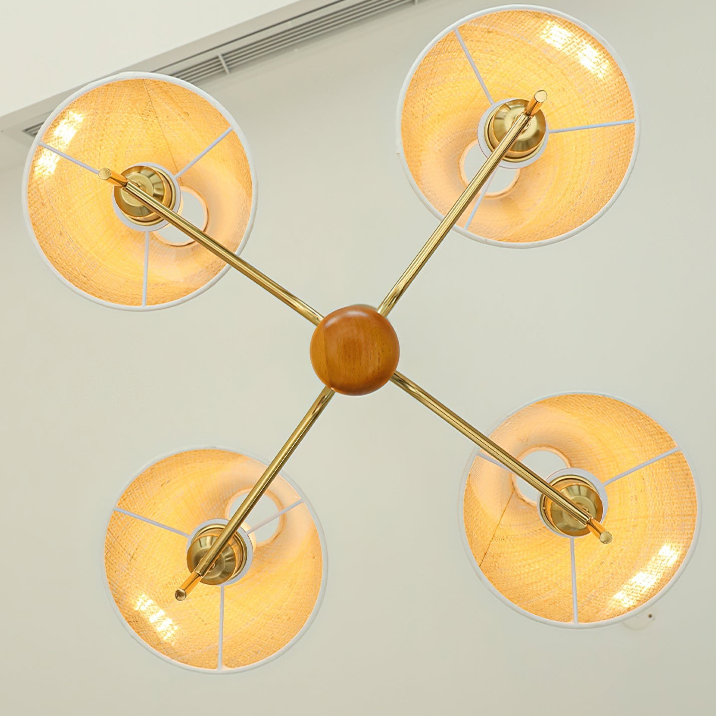 The Mercer Chandelier against a plain background to highlight its design.