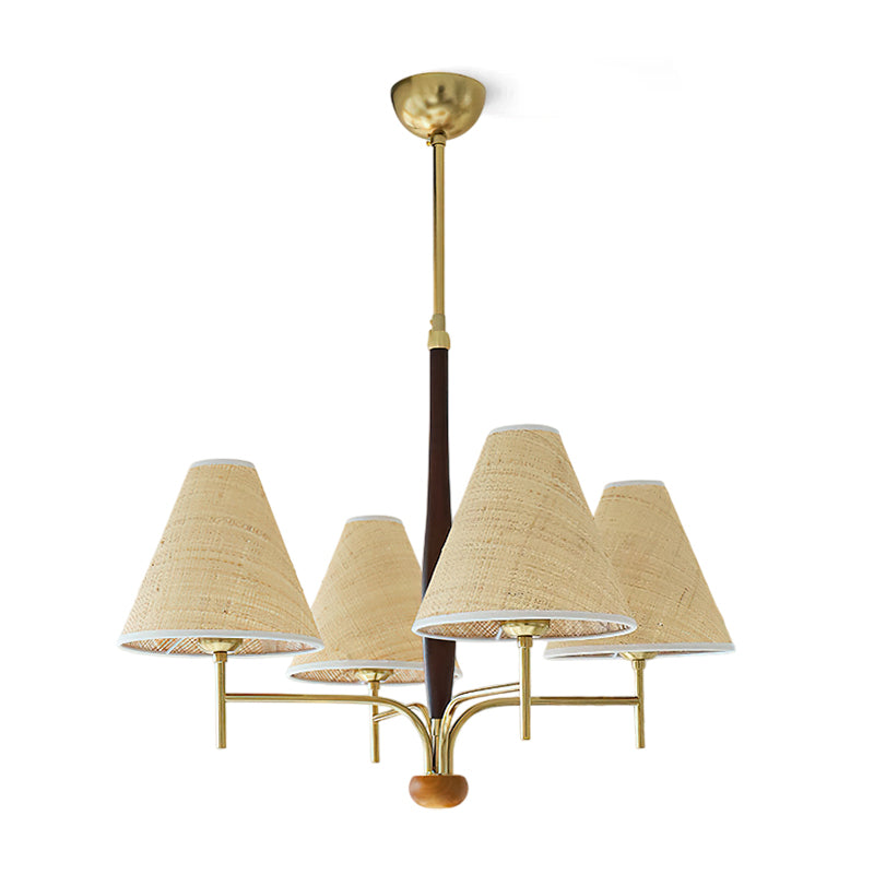 Dimensional drawing of the Mercer Chandelier with measurements.