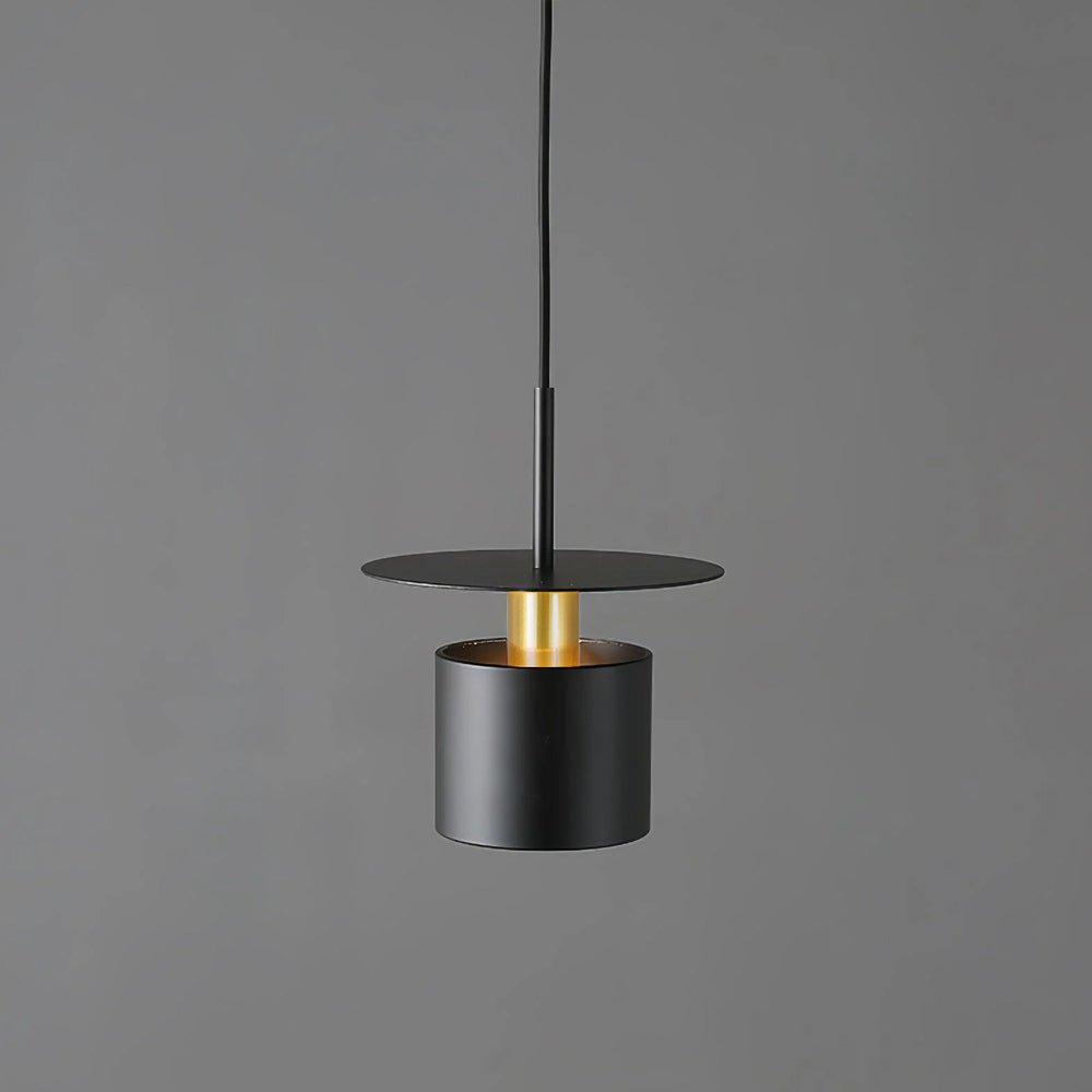 Erixy Pendant Lamp Cylinder Disc Industrial-Neutral Decor