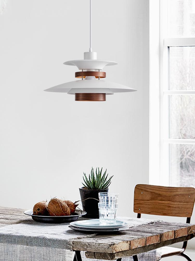 Sirixy Wood Steel Pendant Lamp-Neutral Decor