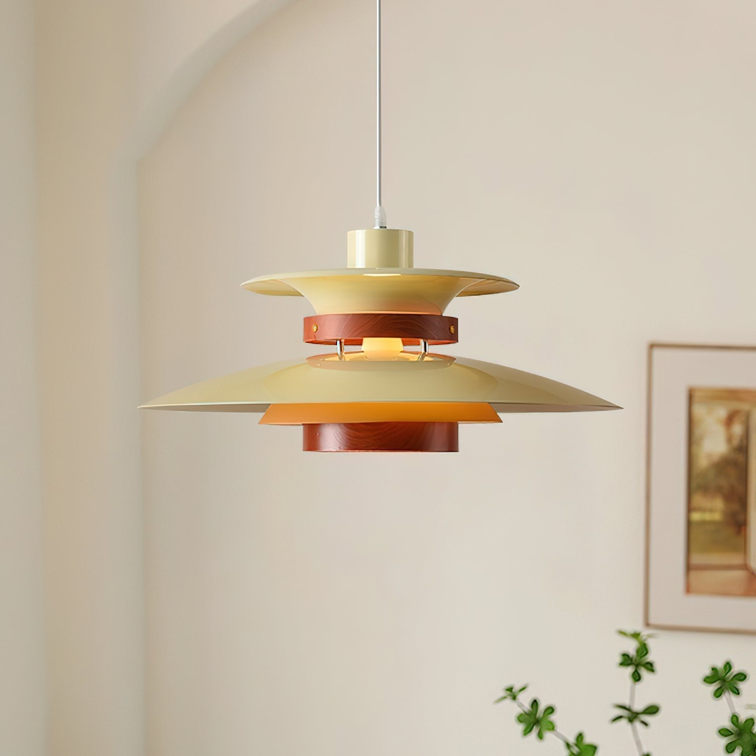 Sirixy Wood Steel Pendant Lamp-Neutral Decor