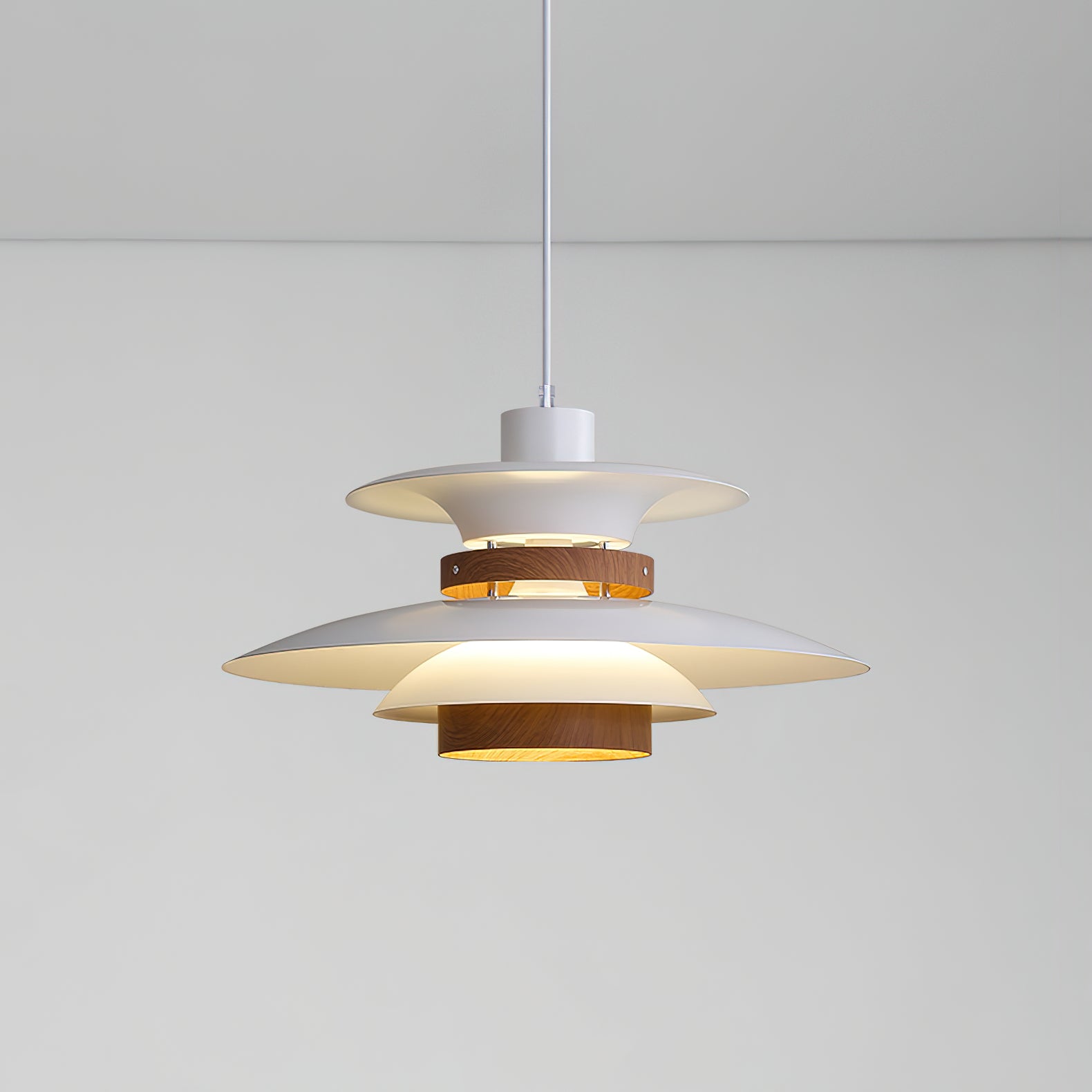 Sirixy Wood Steel Pendant Lamp-Neutral Decor