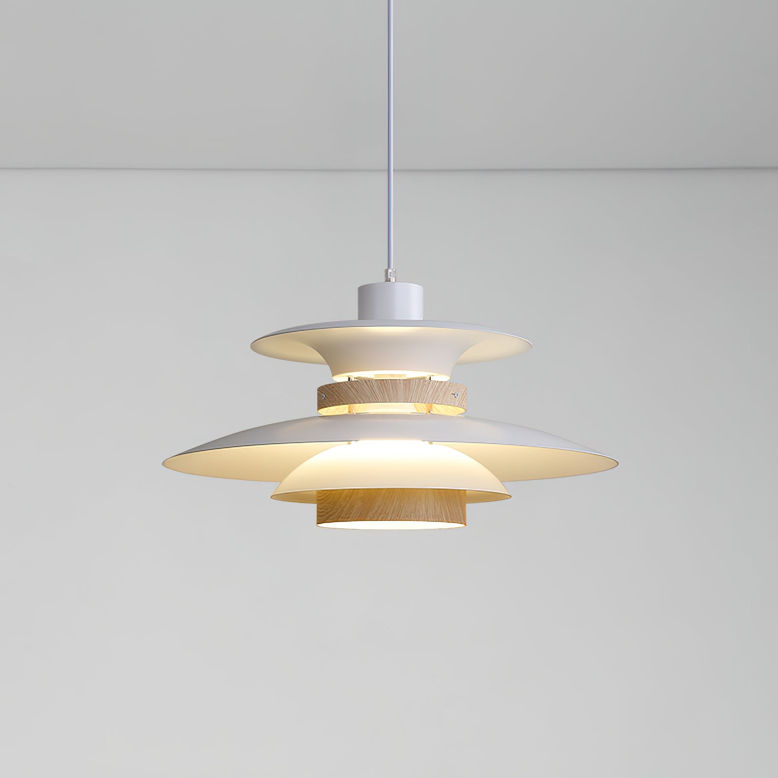 Sirixy Wood Steel Pendant Lamp-Neutral Decor
