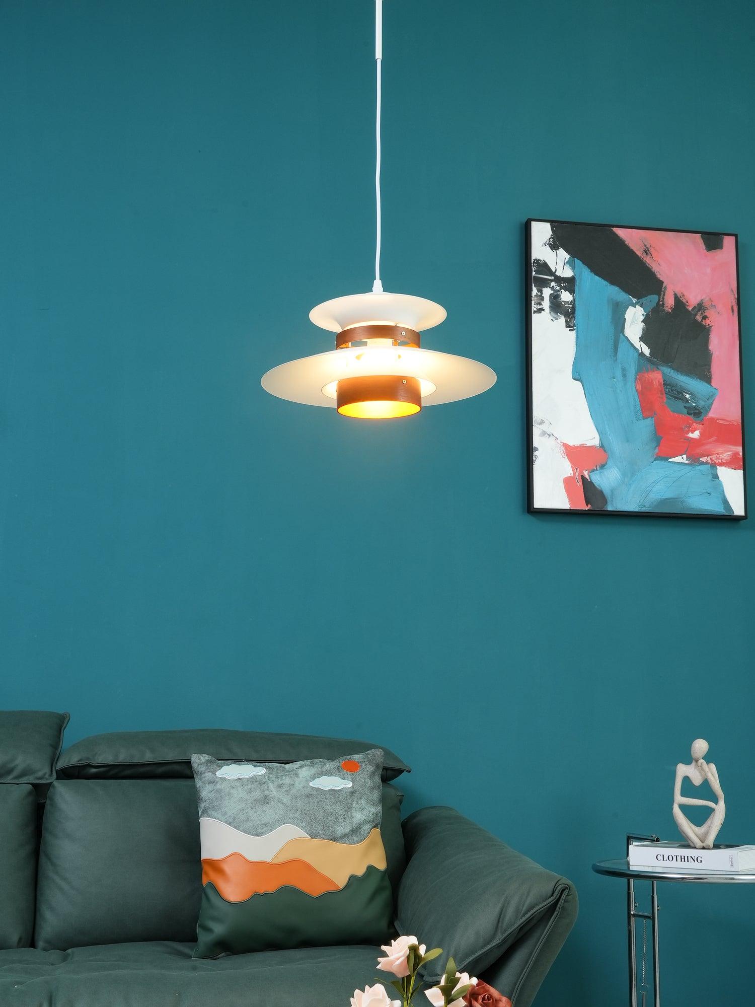 Sirixy Wood Steel Pendant Lamp-Neutral Decor