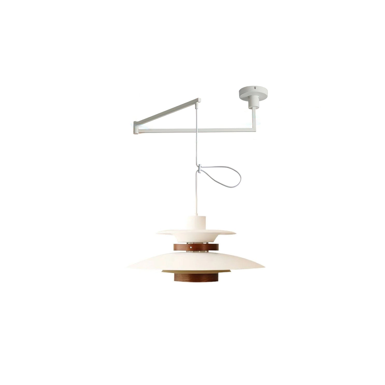 Avo Steel & Wood Pendant Lamp-Neutral Decor