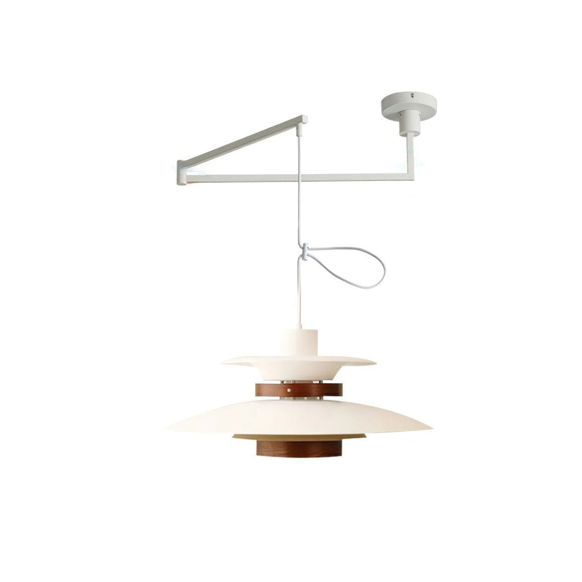 Avo Steel & Wood Pendant Lamp-Neutral Decor