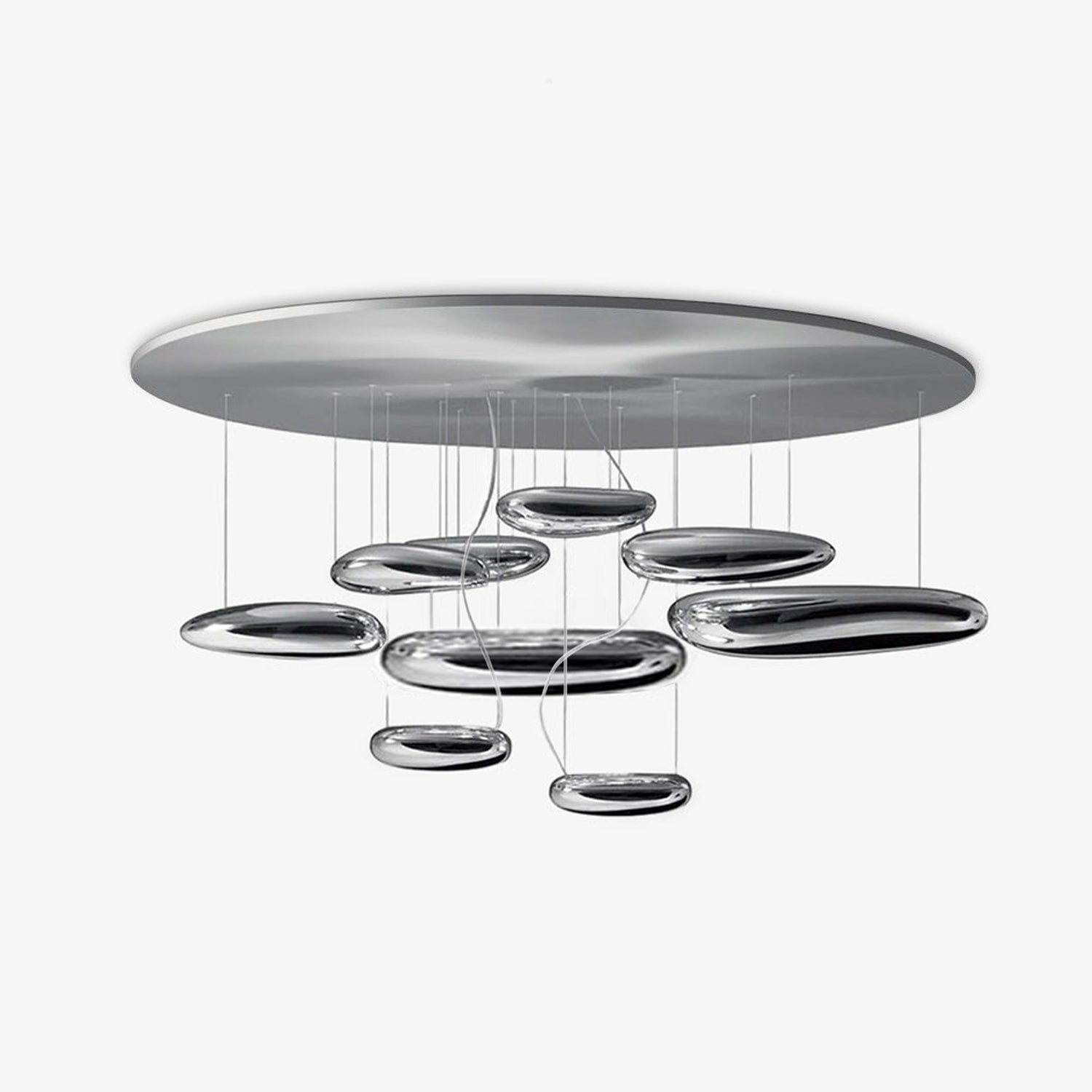 Lustra Ceiling Lamp Aluminum Pebble-Neutral Decor