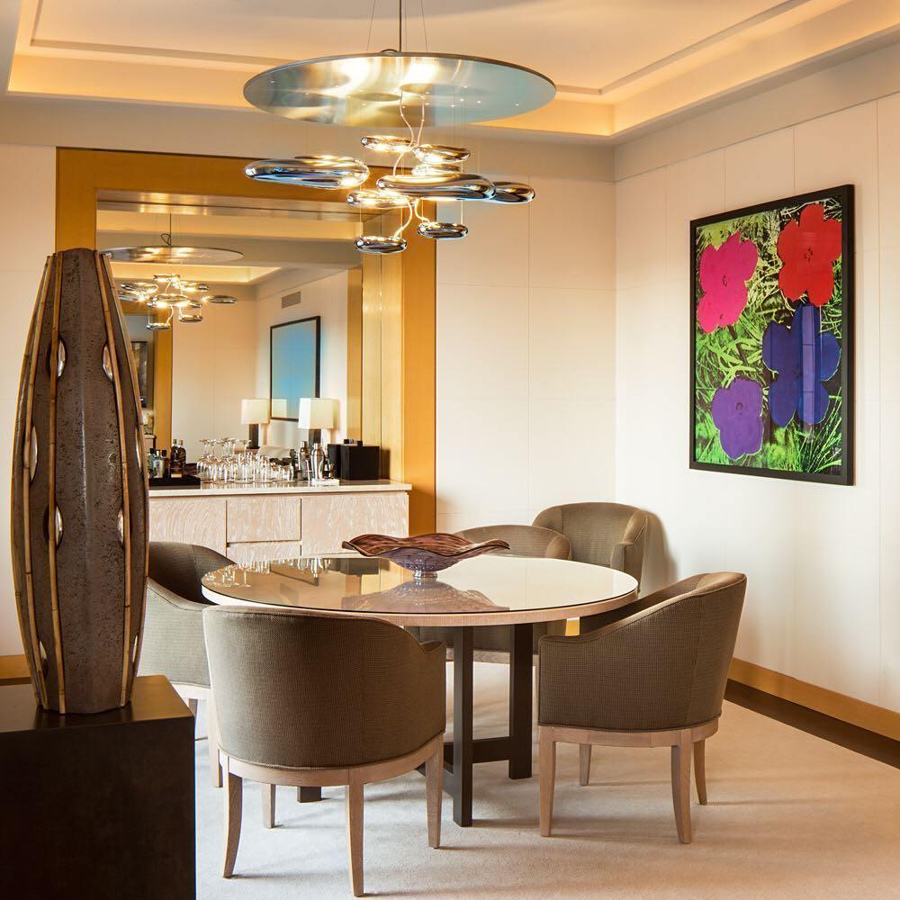 Lustra Chandelier Aluminum Sculptural-Neutral Decor