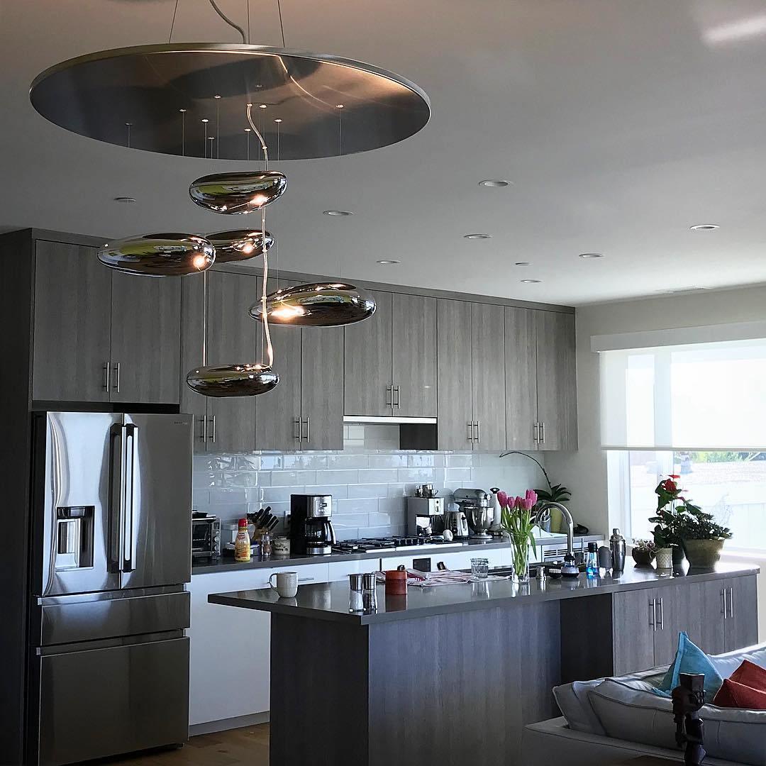 Lustra Chandelier Aluminum Sculptural-Neutral Decor
