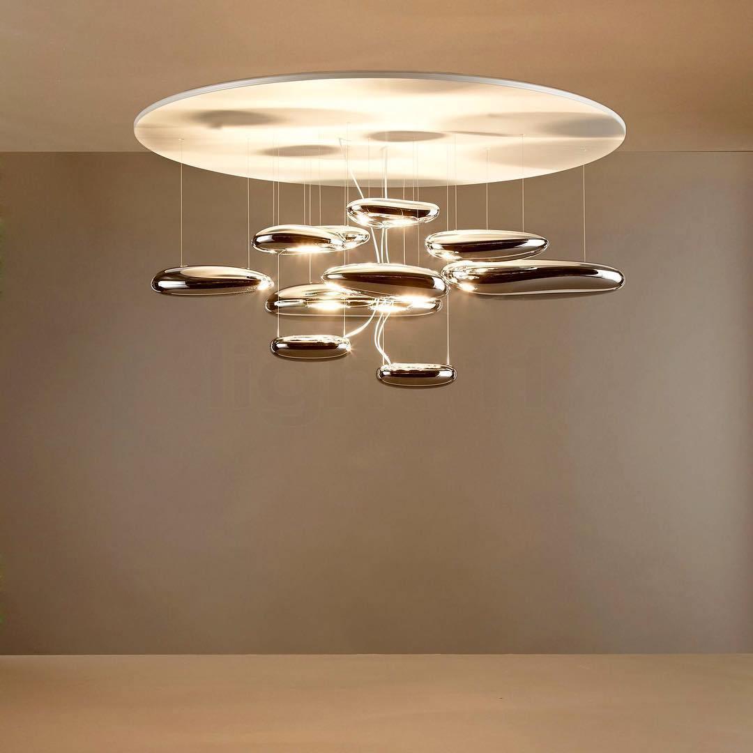 Lustra Ceiling Lamp Aluminum Pebble-Neutral Decor