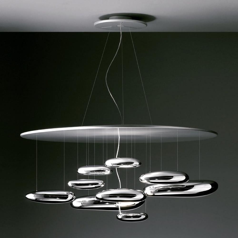 Lustra Chandelier Aluminum Sculptural-Neutral Decor