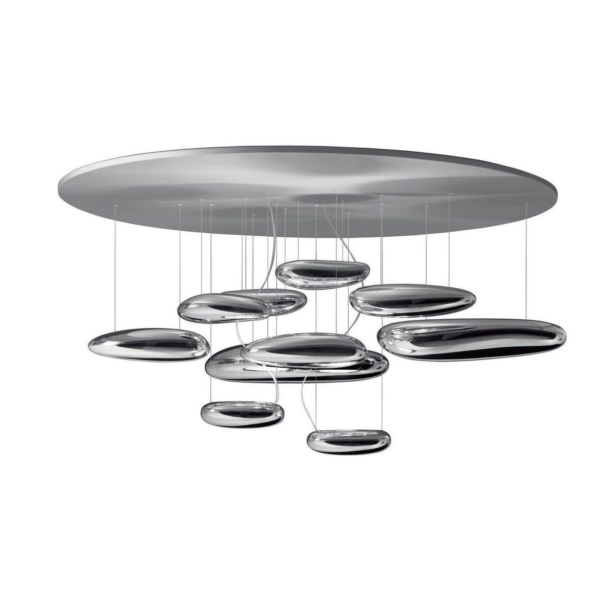 Lustra Ceiling Lamp Aluminum Pebble-Neutral Decor