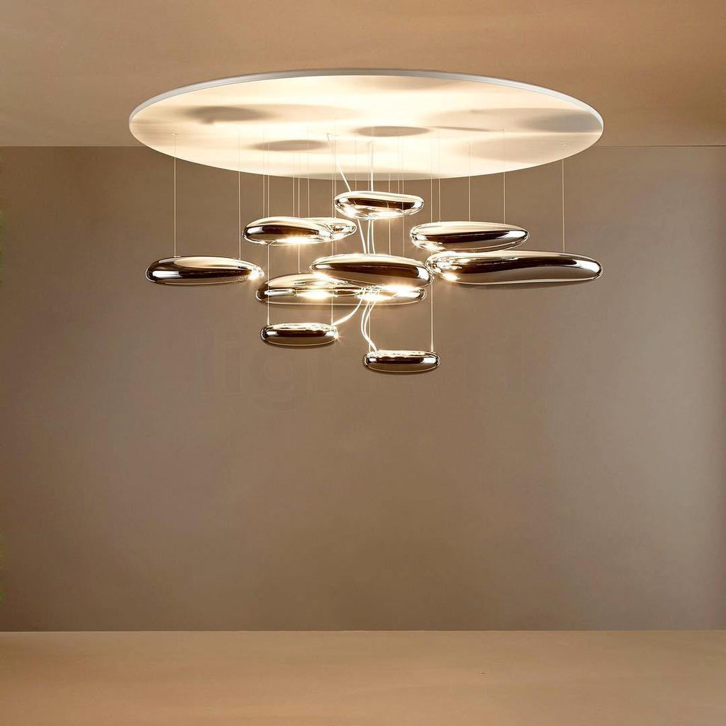 Lustra Ceiling Lamp Aluminum Pebble-Neutral Decor