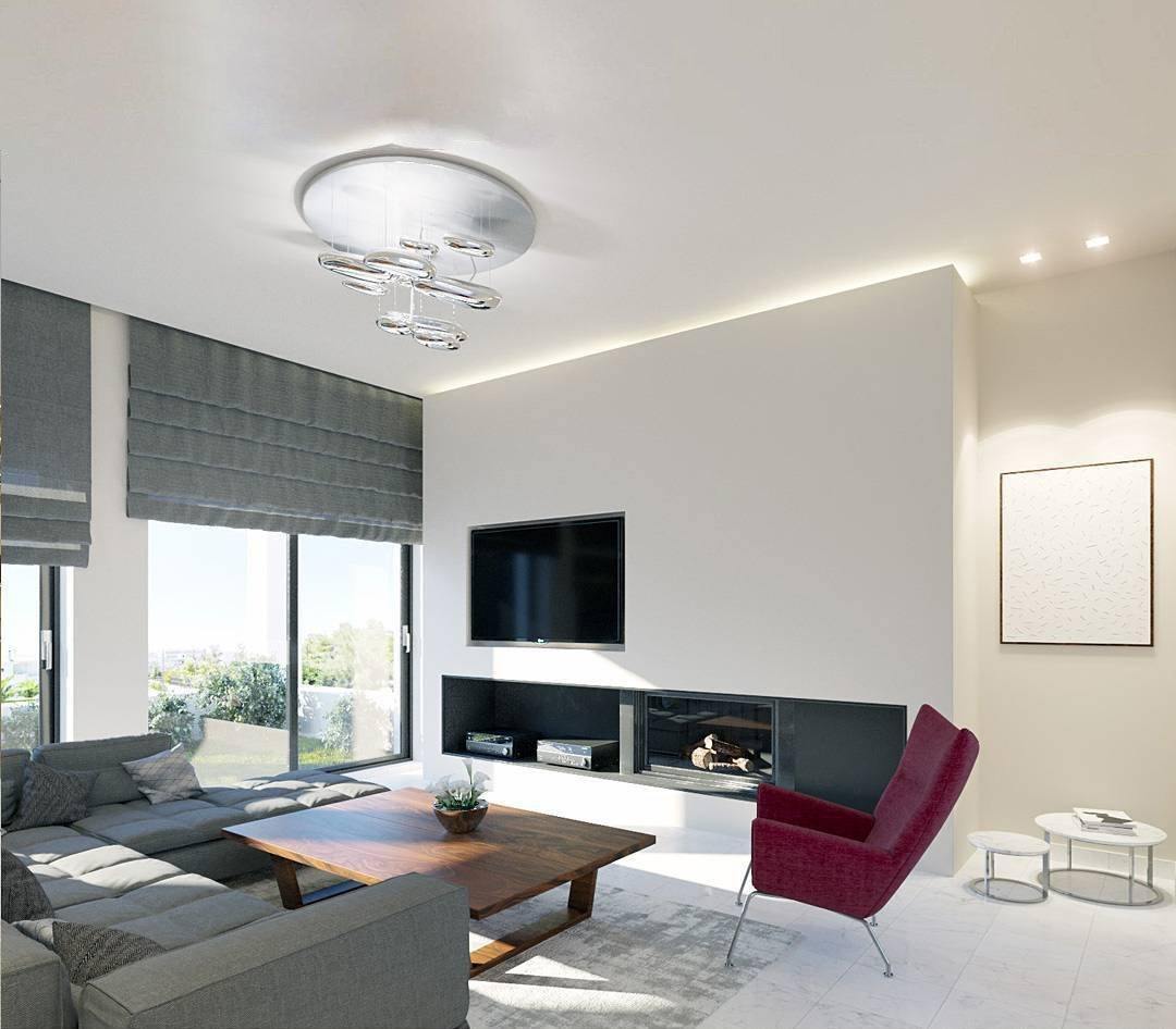 Lustra Ceiling Lamp Aluminum Pebble-Neutral Decor