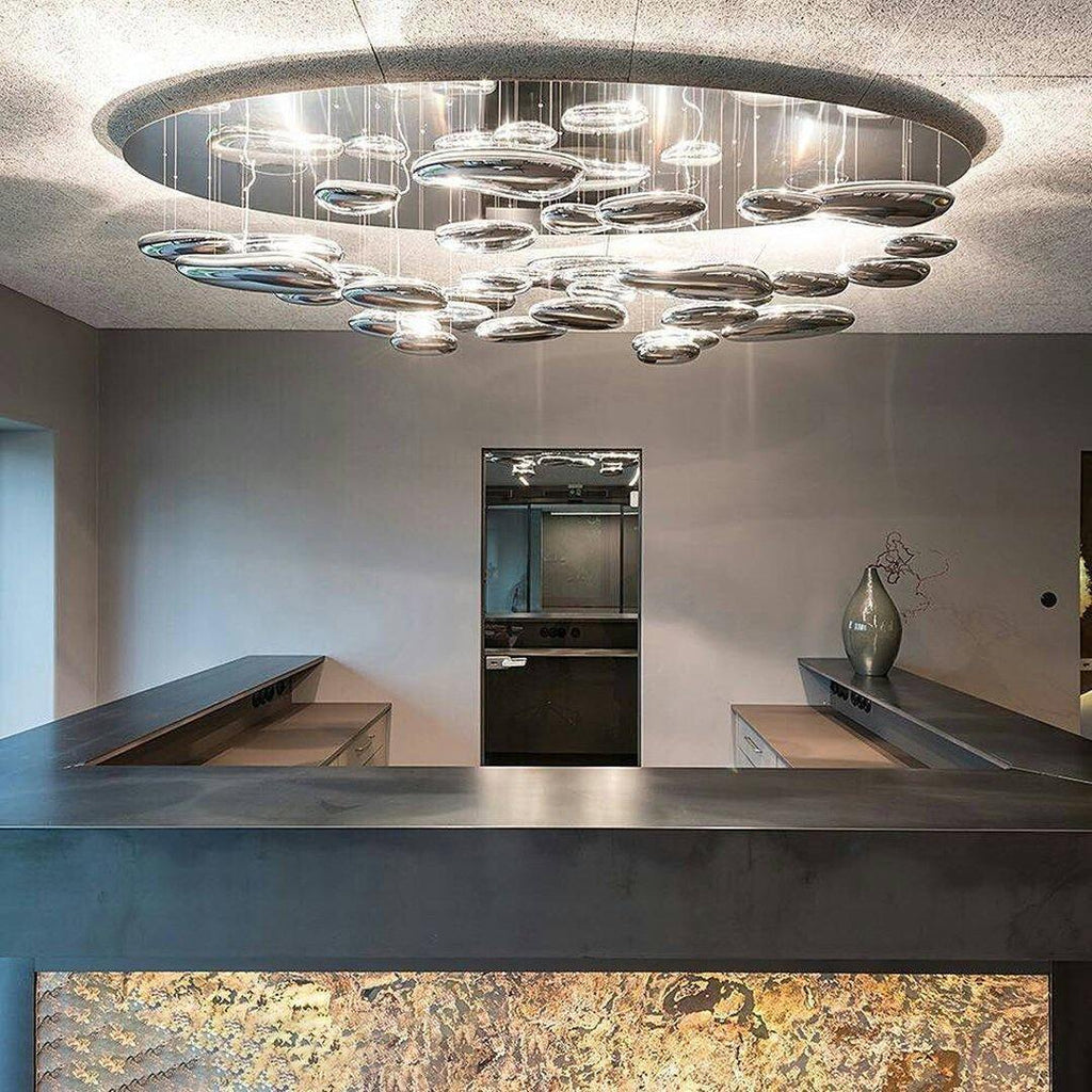 Lustra Ceiling Lamp Aluminum Pebble-Neutral Decor