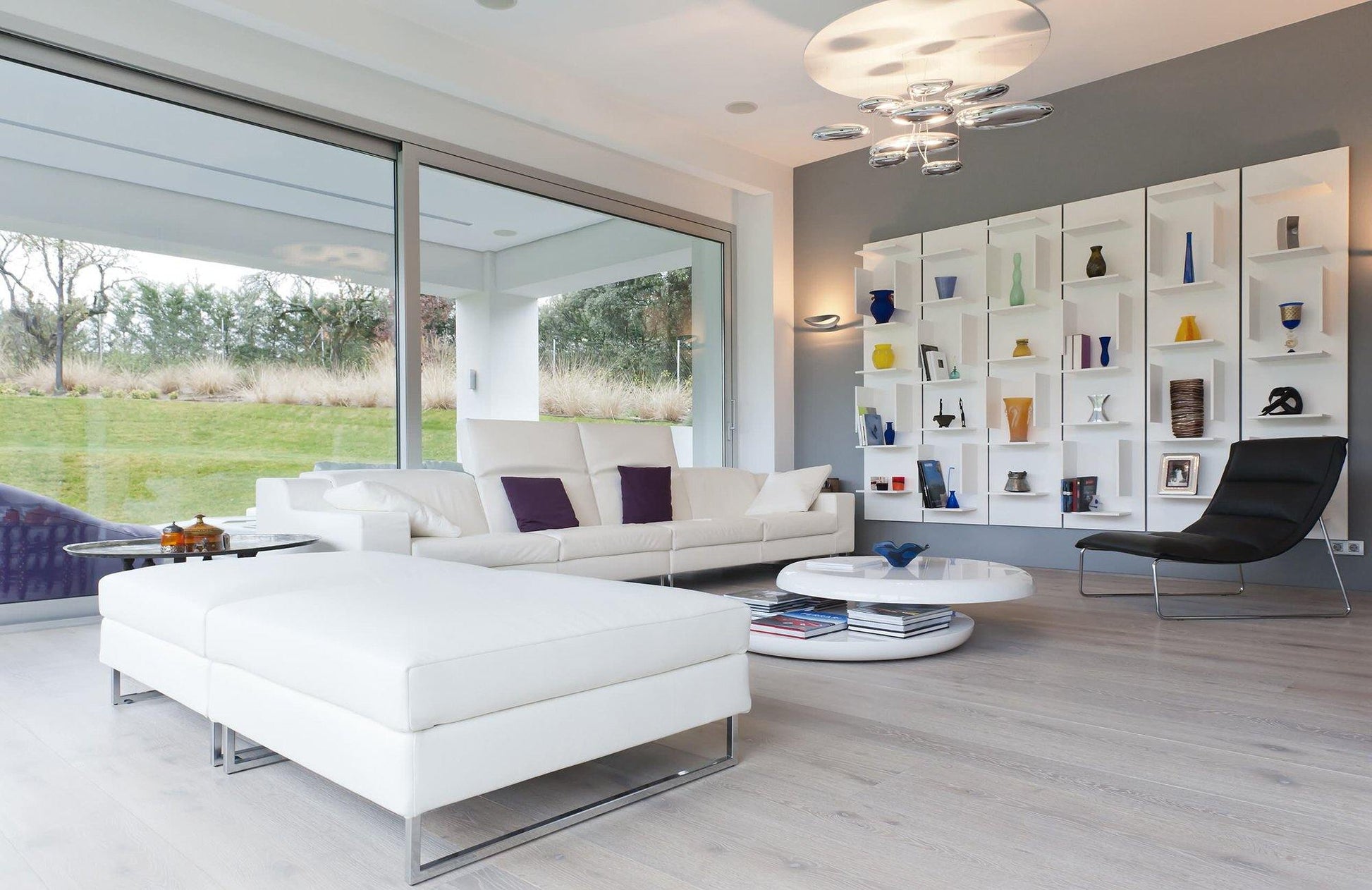 Lustra Ceiling Lamp Aluminum Pebble-Neutral Decor