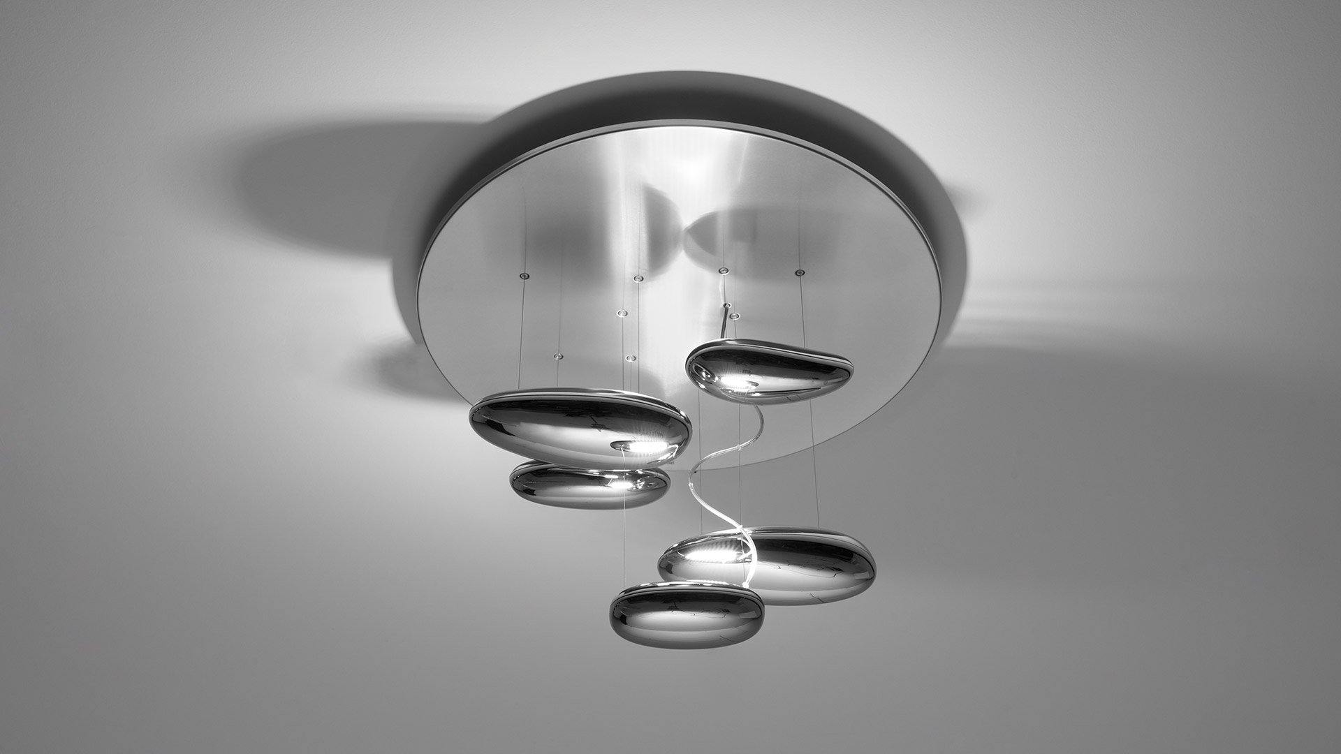 Lustra Ceiling Lamp Aluminum Pebble-Neutral Decor