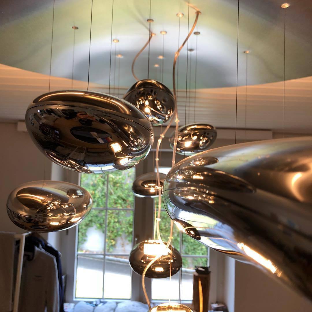 Lustra Ceiling Lamp Aluminum Pebble-Neutral Decor