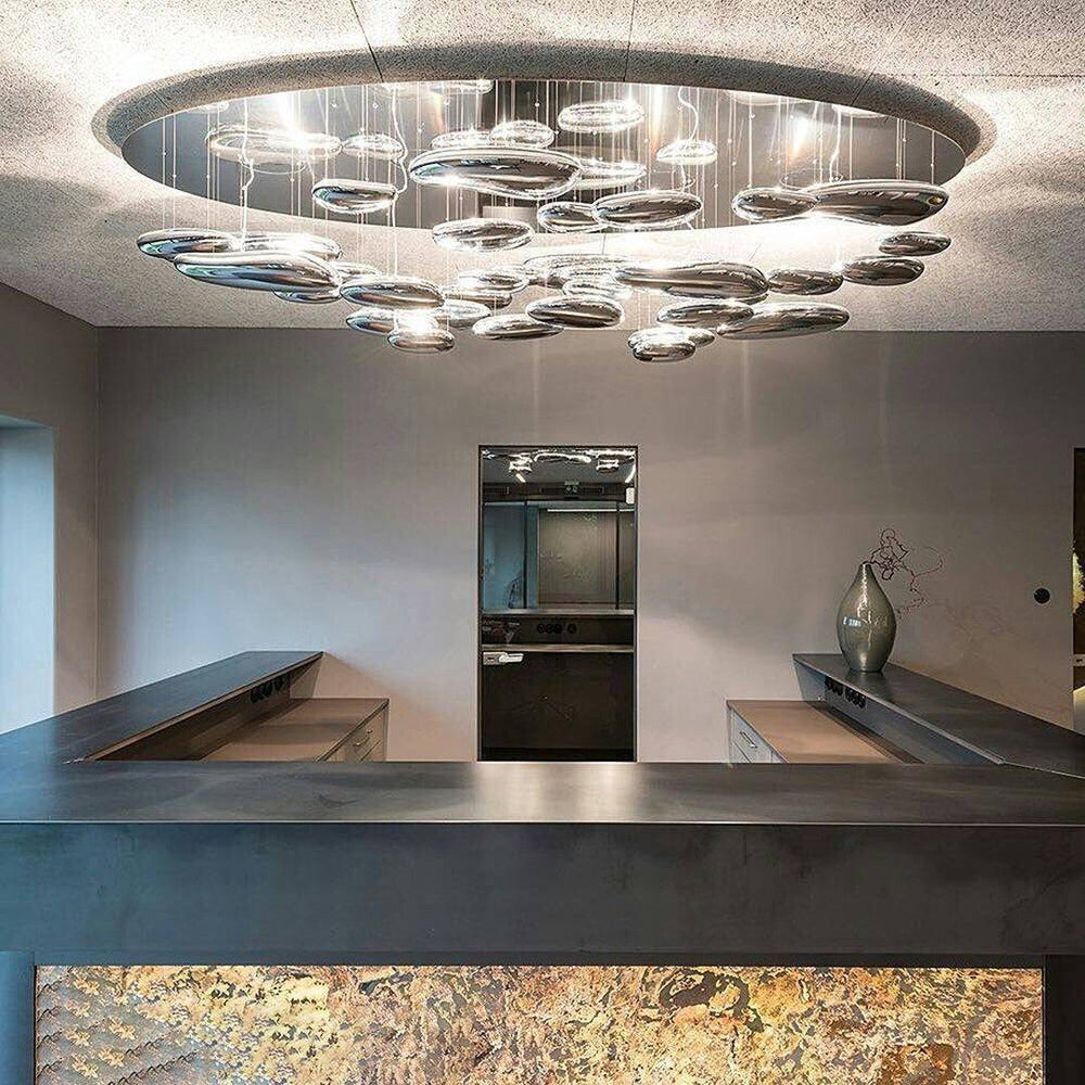 Lustra Ceiling Lamp Aluminum Pebble-Neutral Decor