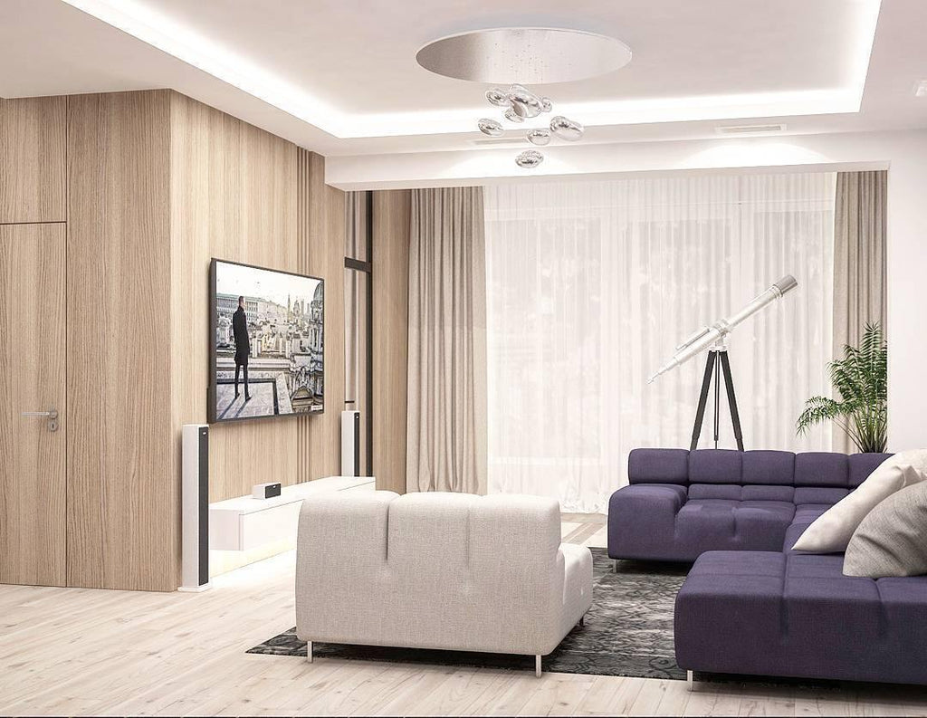 Lustra Ceiling Lamp Aluminum Pebble-Neutral Decor