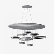Lustra Chandelier Aluminum Sculptural-Neutral Decor