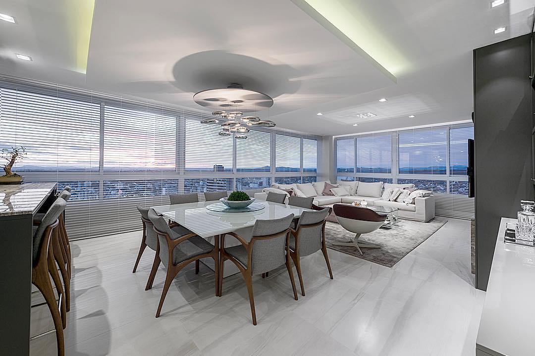 Lustra Chandelier Aluminum Sculptural-Neutral Decor